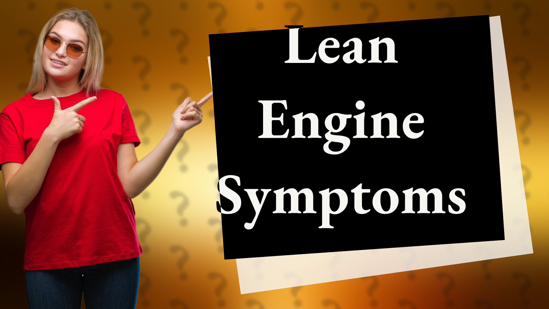 Lean Engine Symptoms