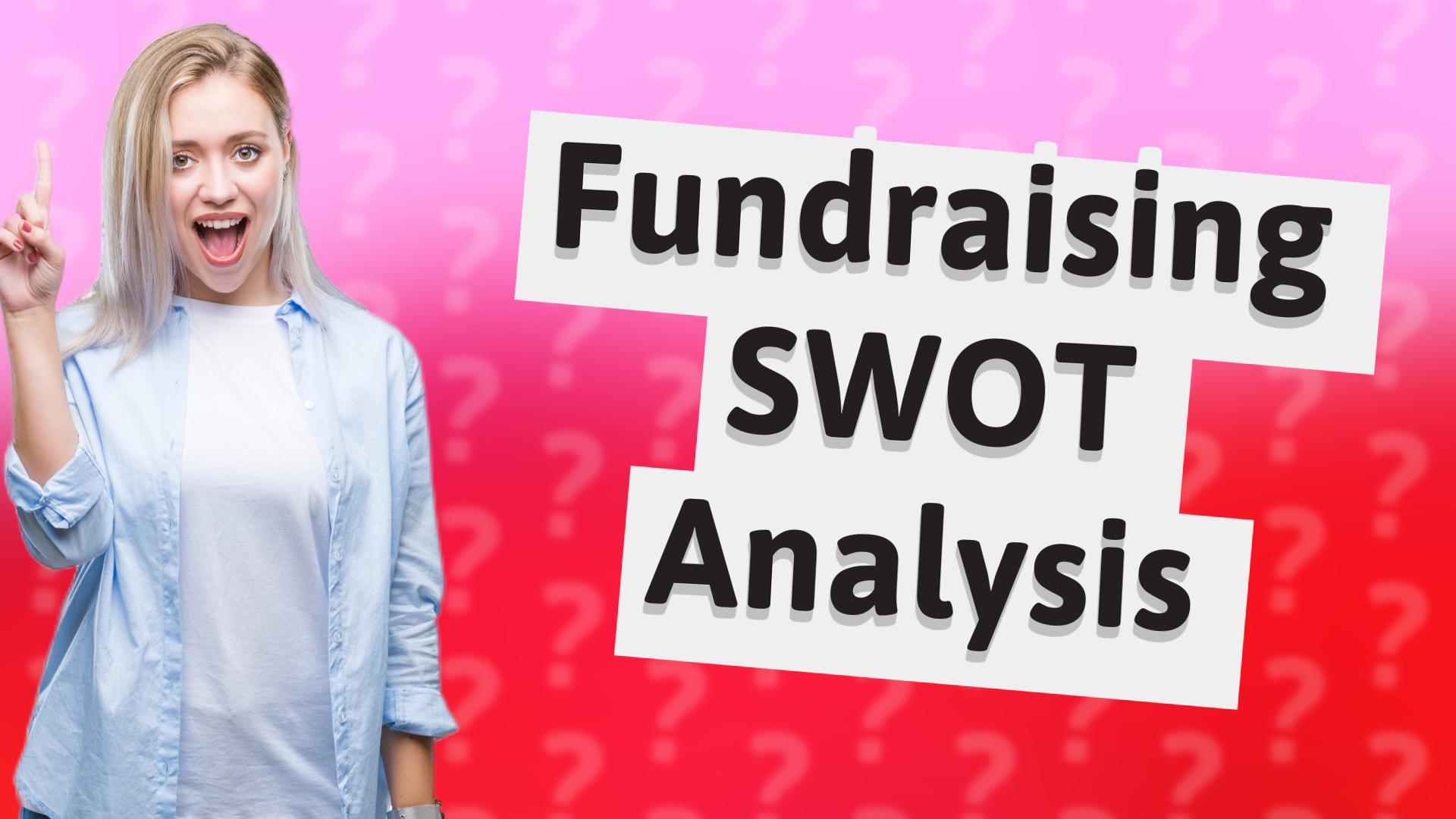 Fundraising SWOT Analysis