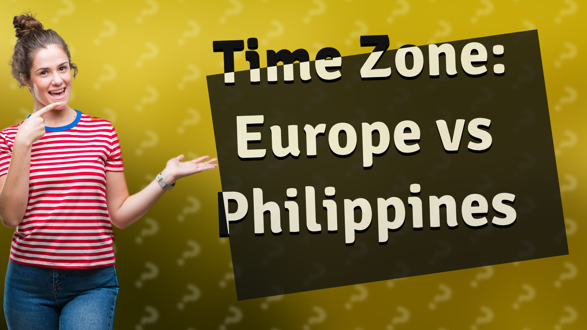 Time Zone: Europe vs Philippines