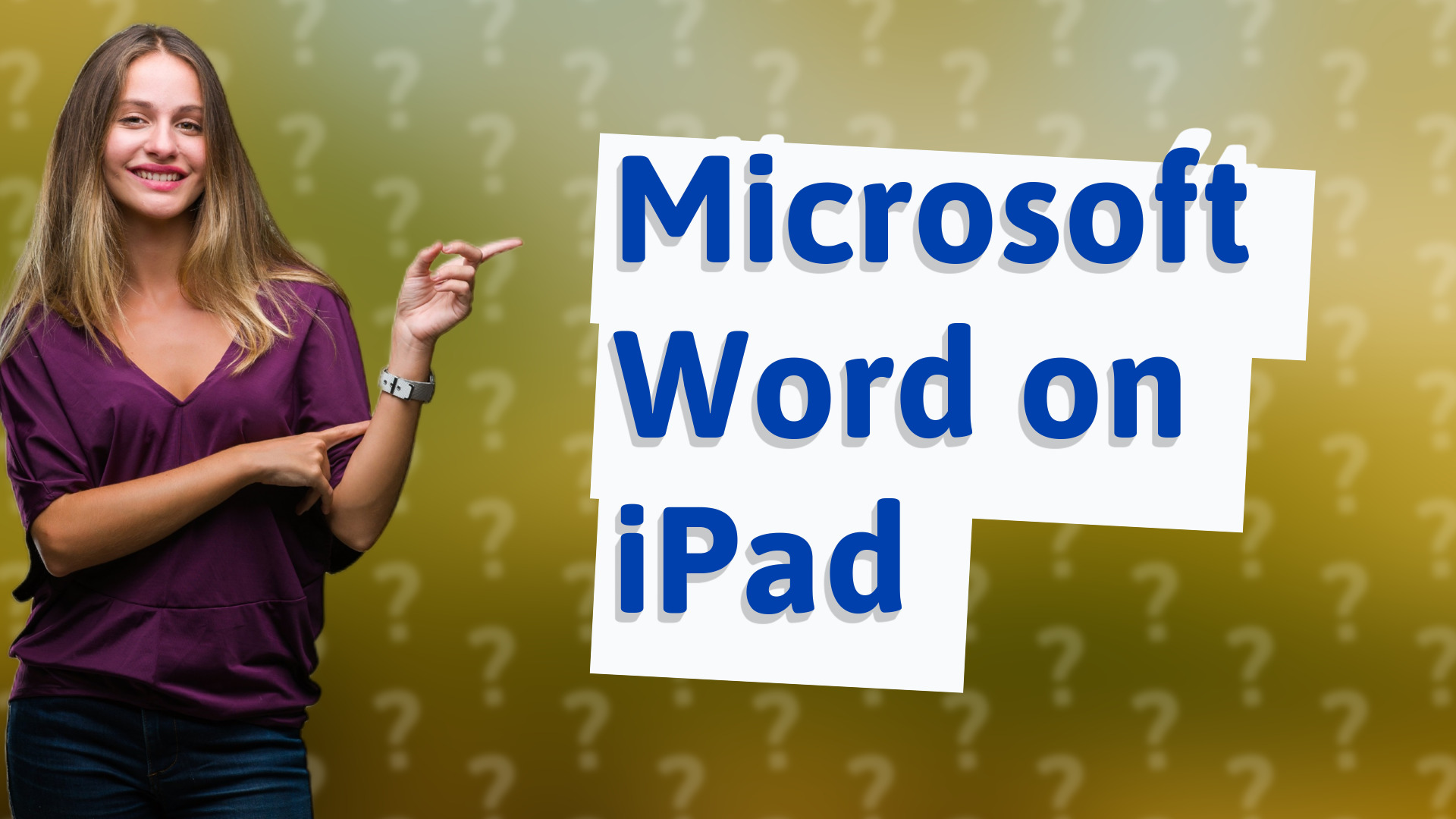 Microsoft Word on iPad