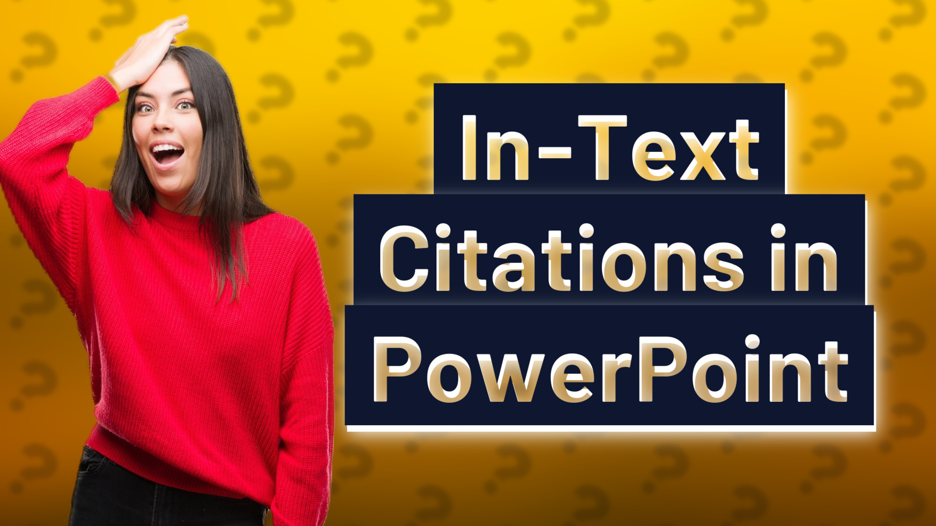 In-Text Citations in PowerPoint