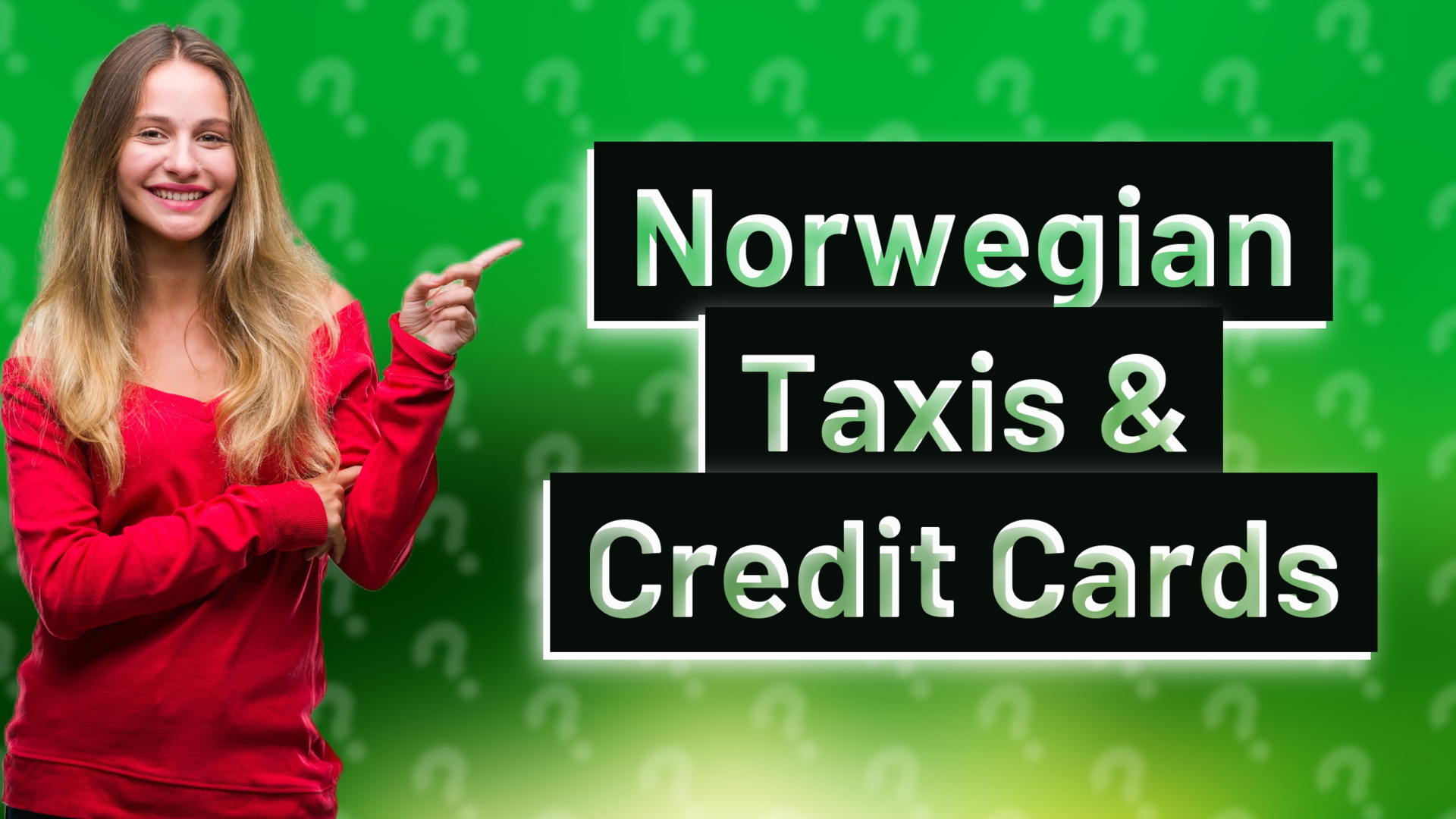 Norwegian Taxis & Credit Cards