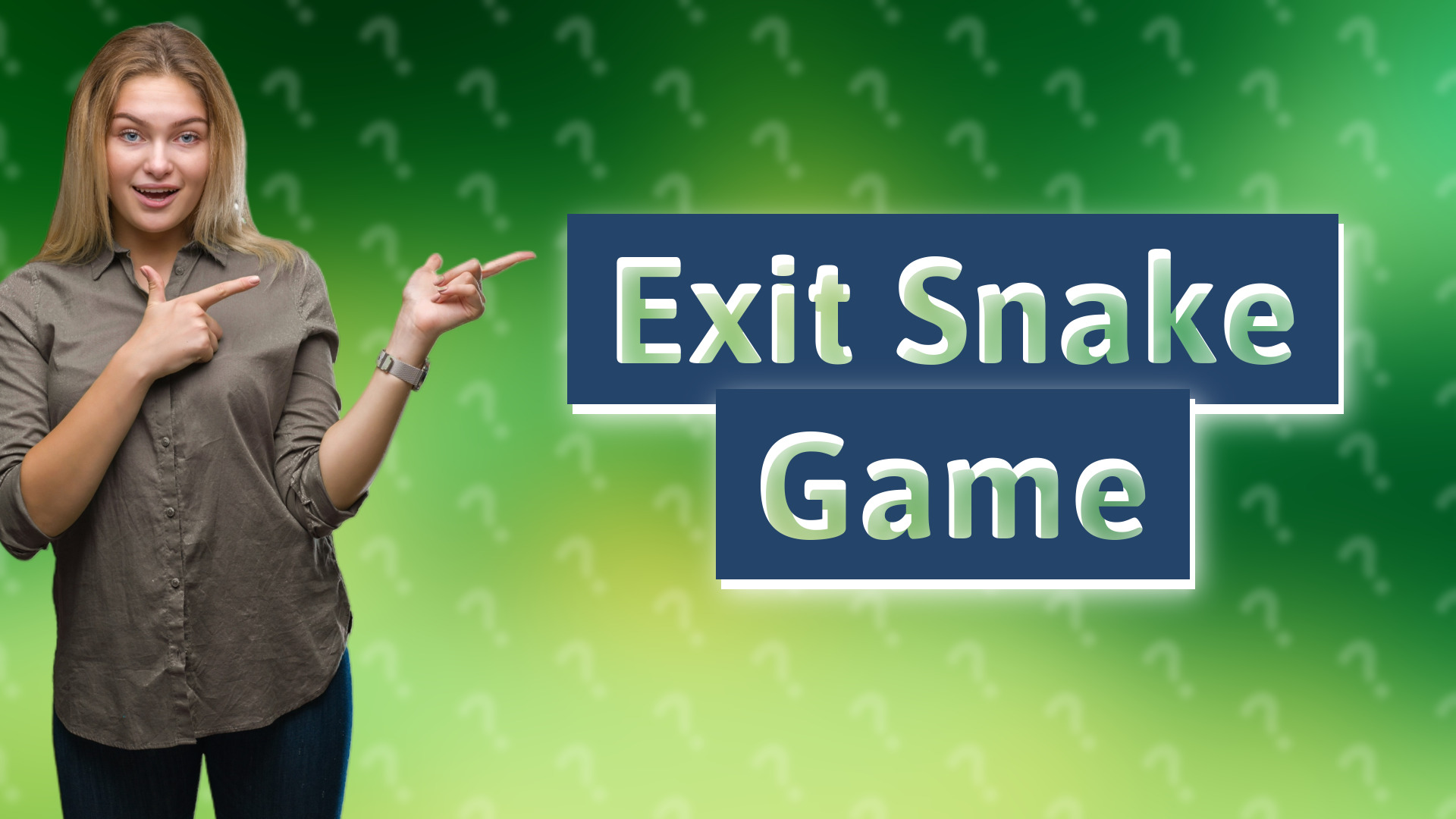 Exit Snake Game