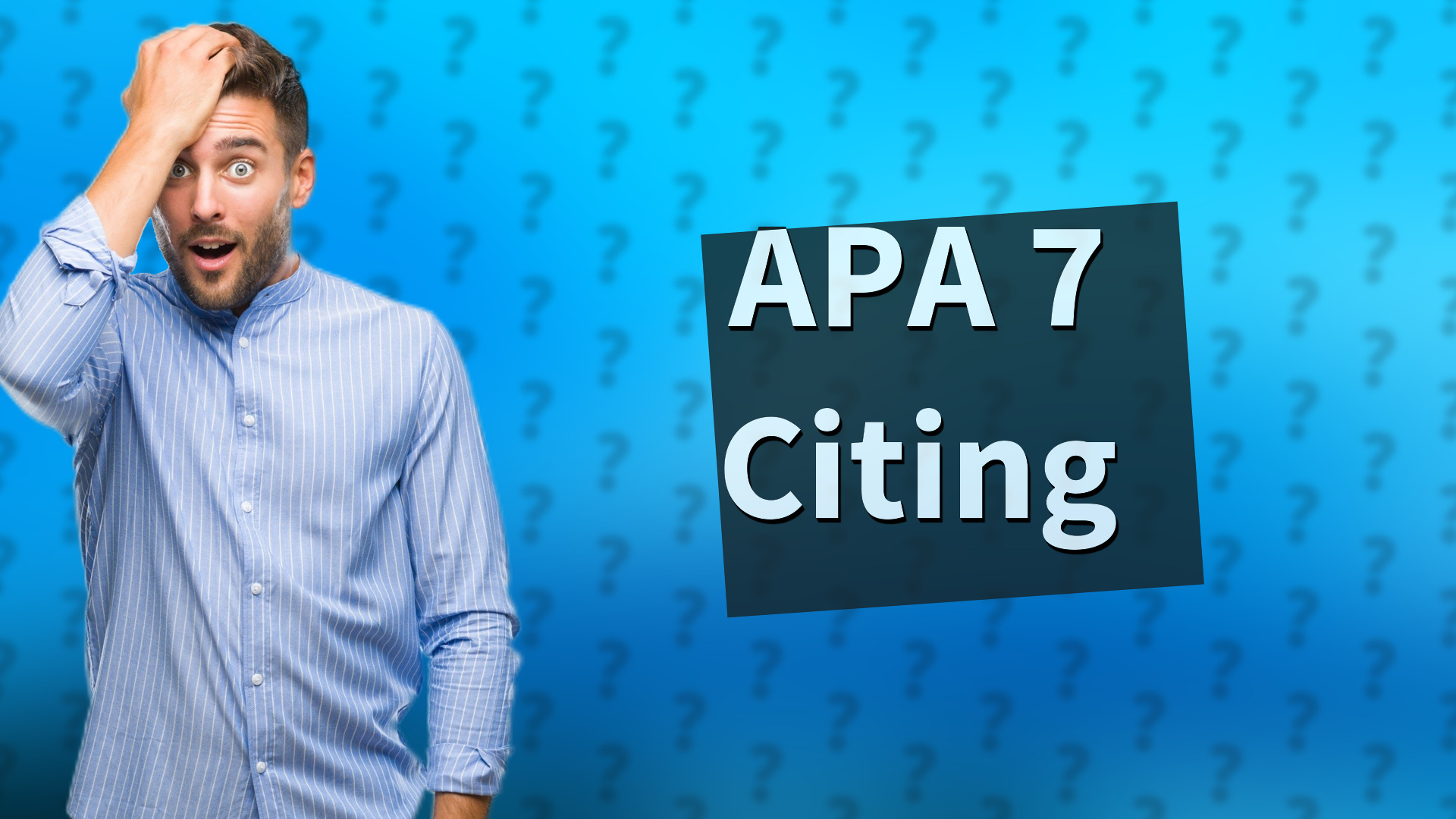 APA 7 Citing