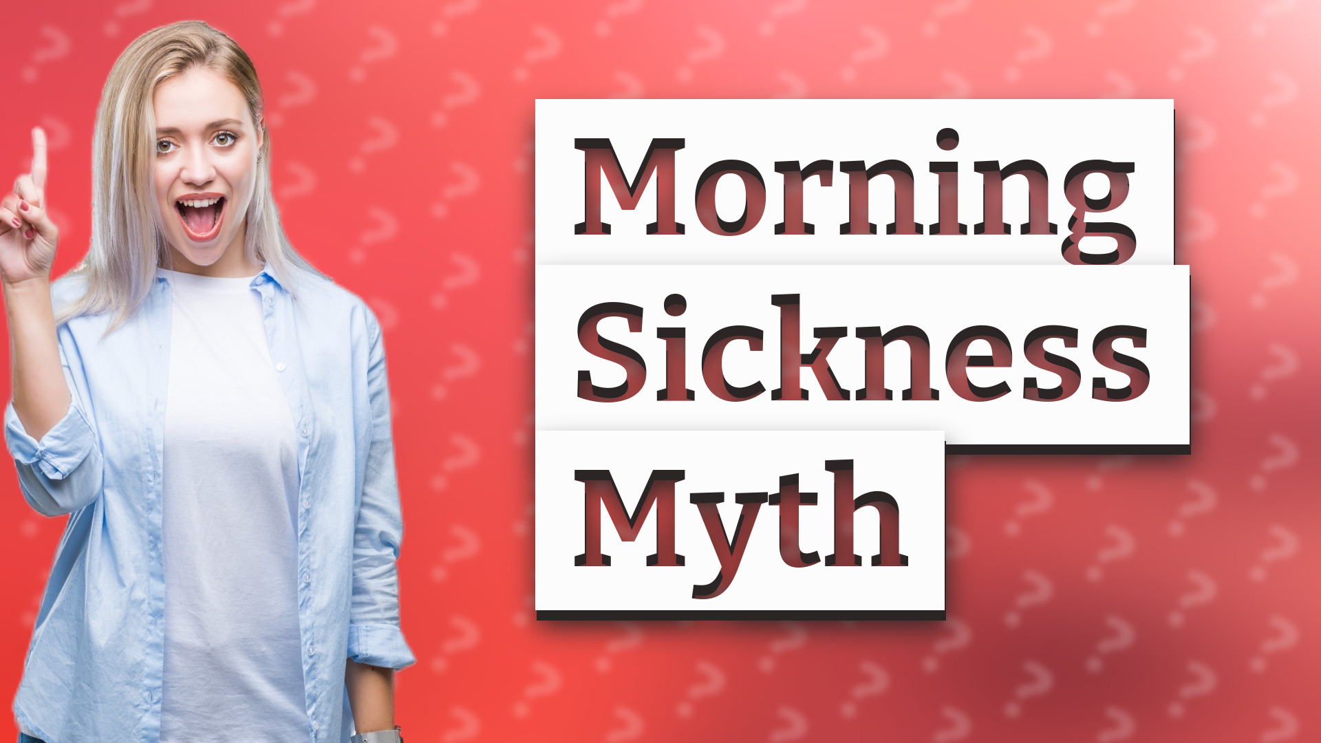 Morning Sickness Myth