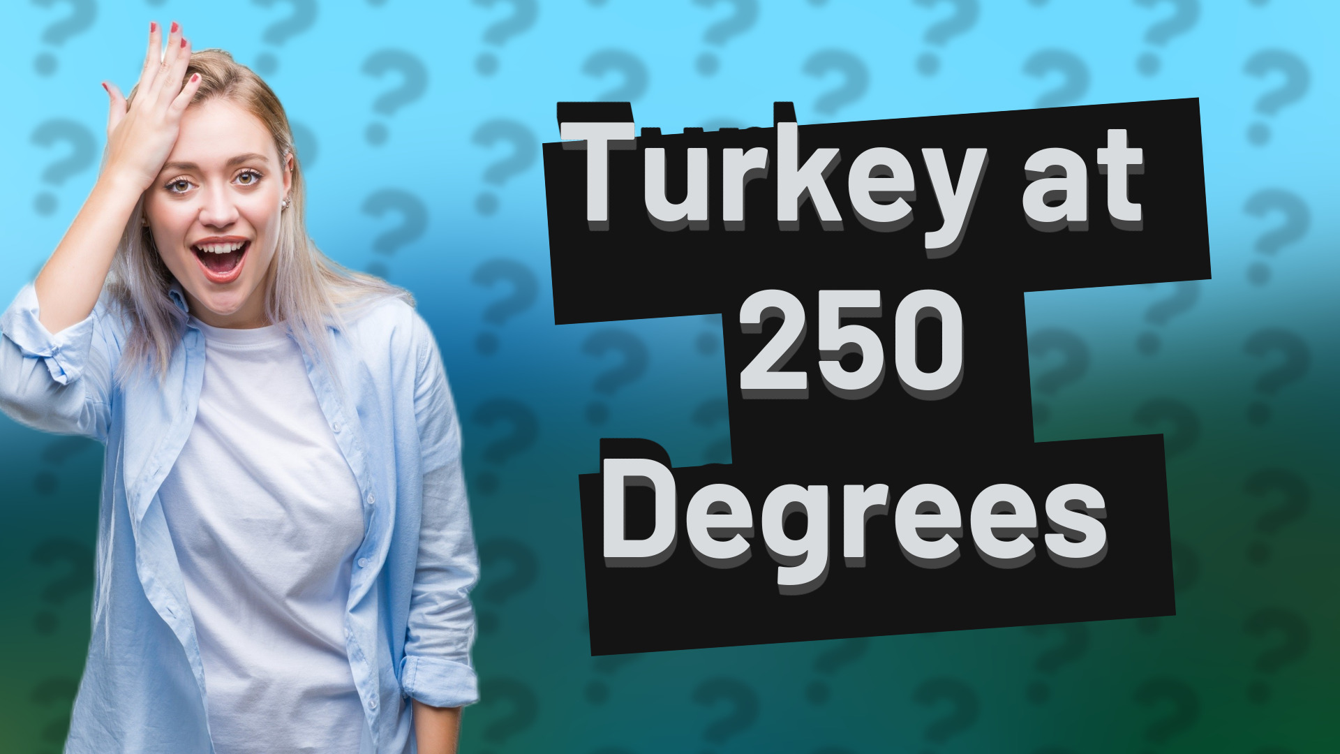 Turkey at 250 Degrees