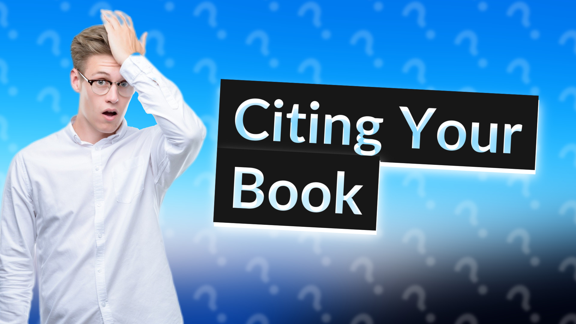 Citing Your Book