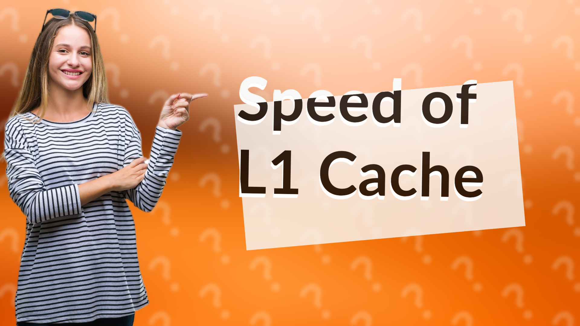 Speed of L1 Cache