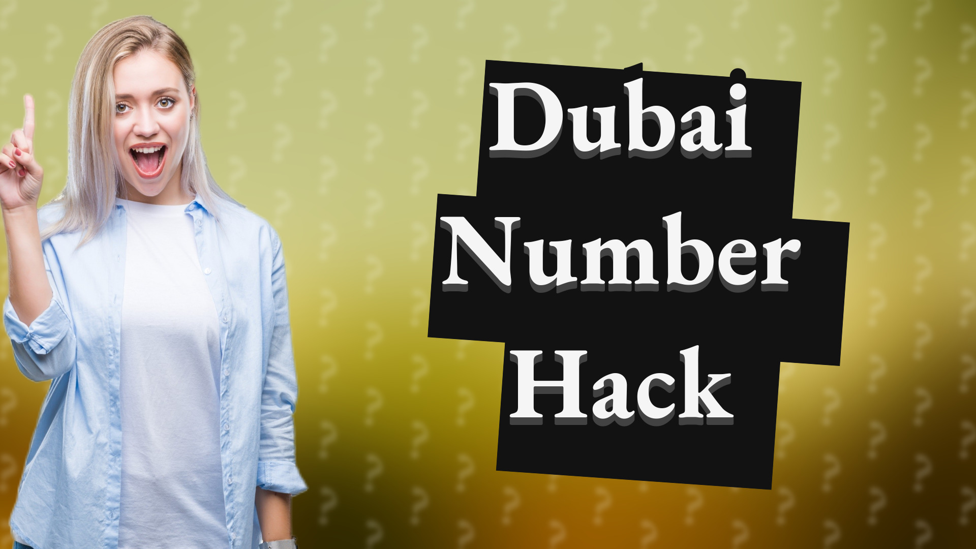 Dubai Number Hack
