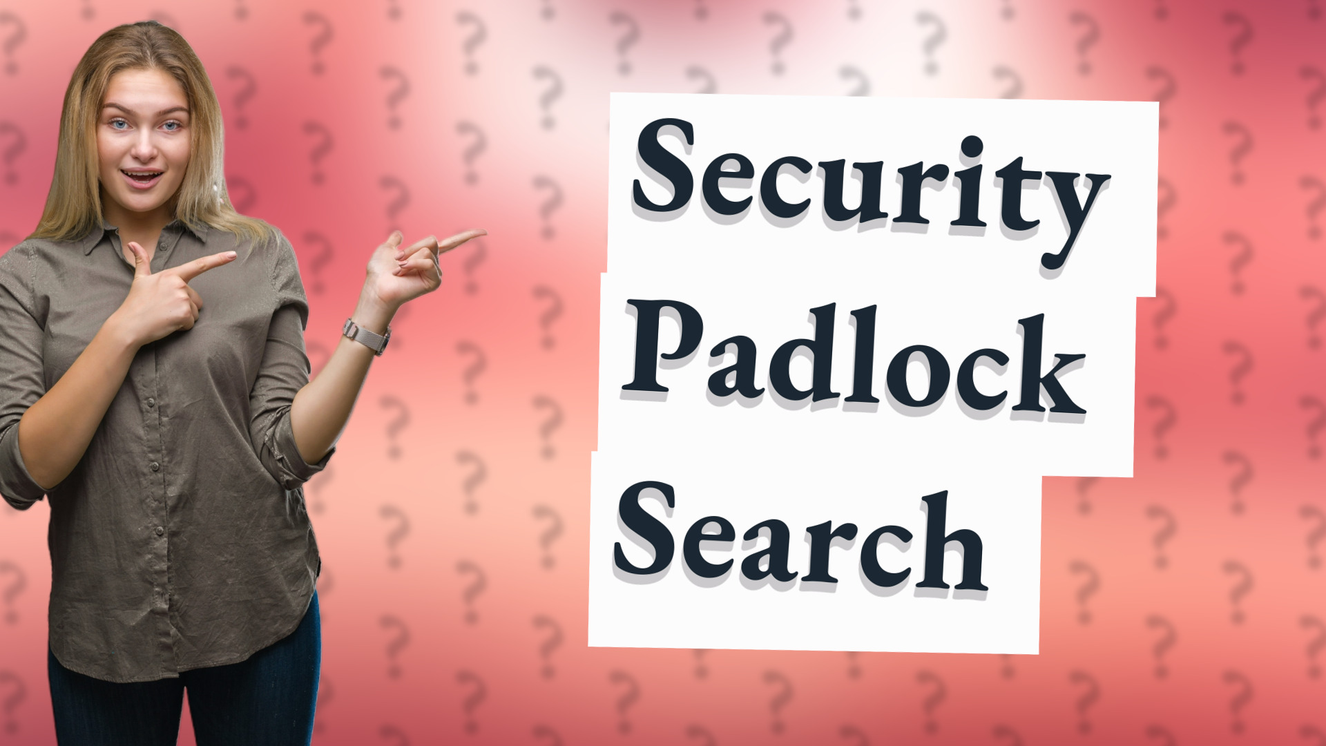 Security Padlock Search