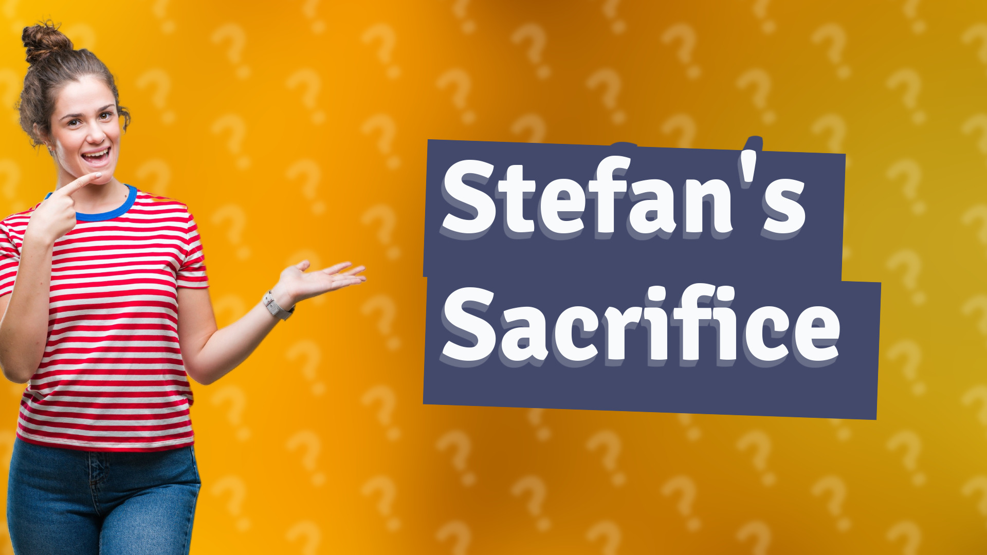 Stefan's Sacrifice