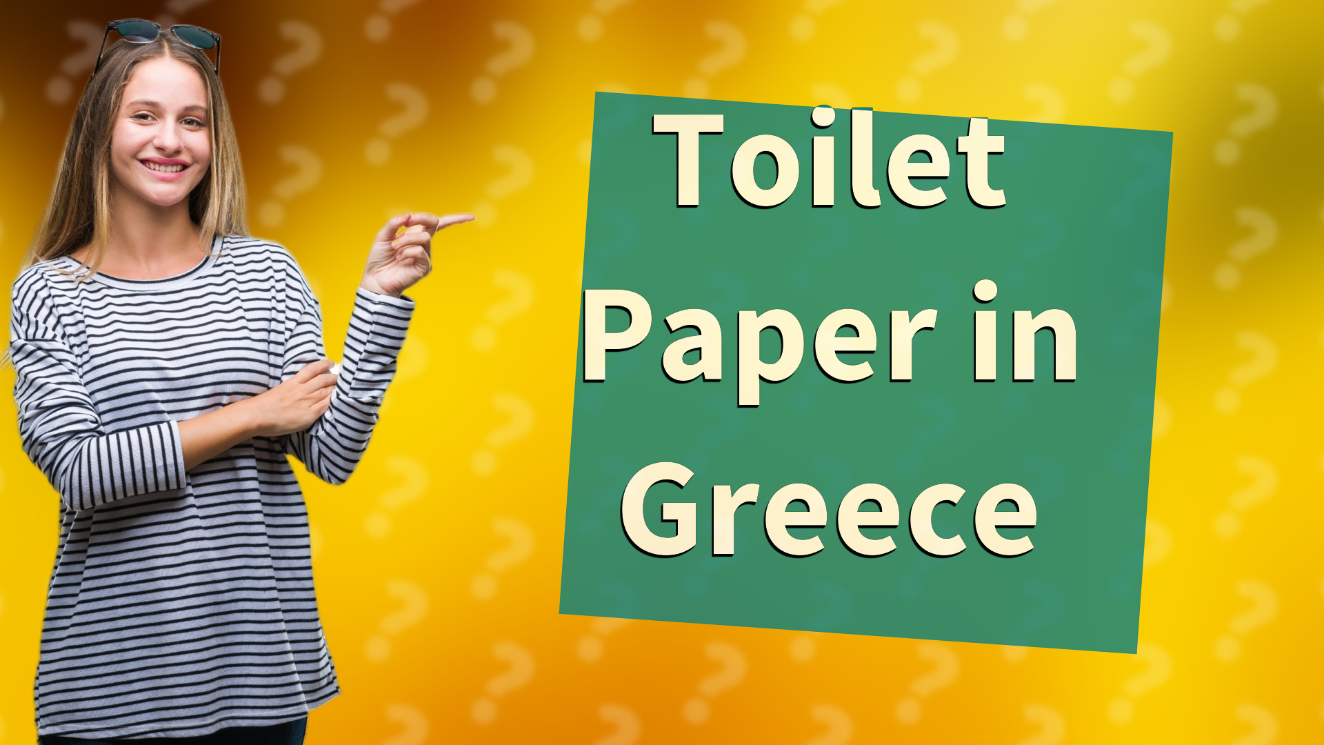 Toilet Paper in Greece