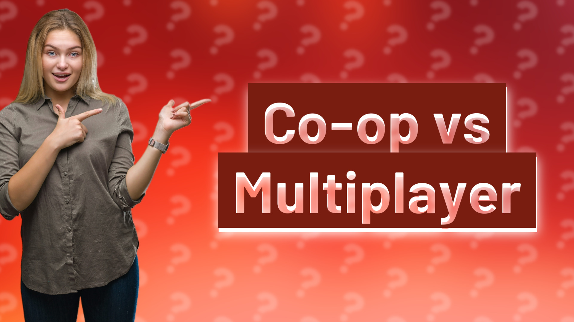 Co-op vs Multiplayer