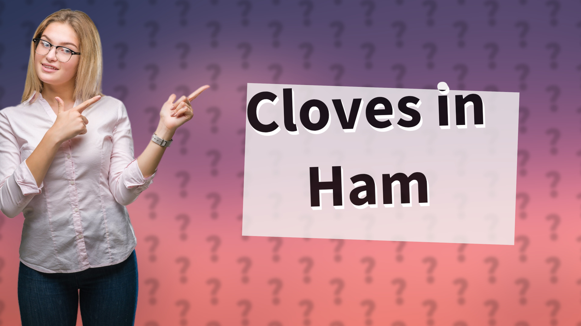 Cloves in Ham