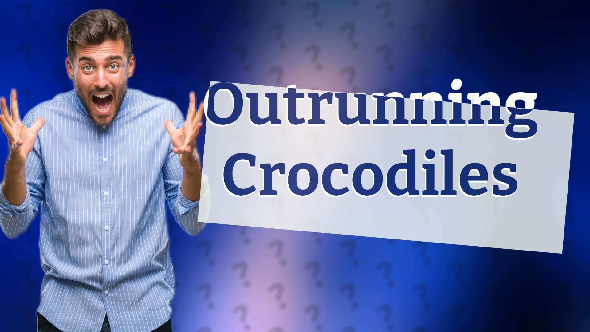 Outrunning Crocodiles