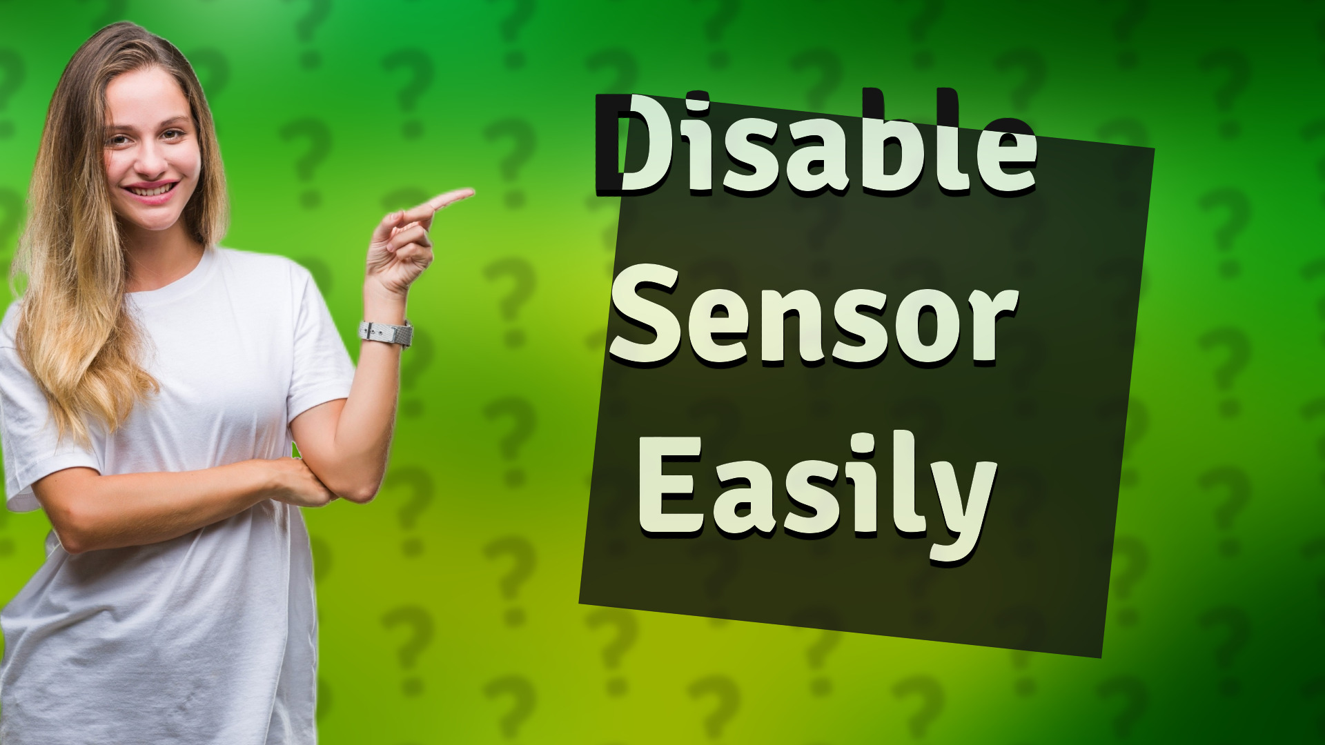 Disable Sensor Easily
