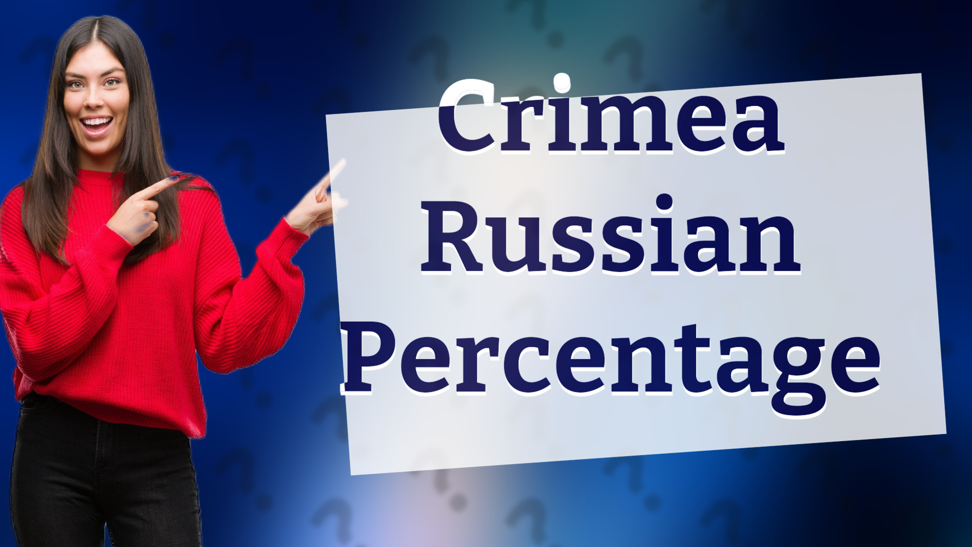 Crimea Russian Percentage