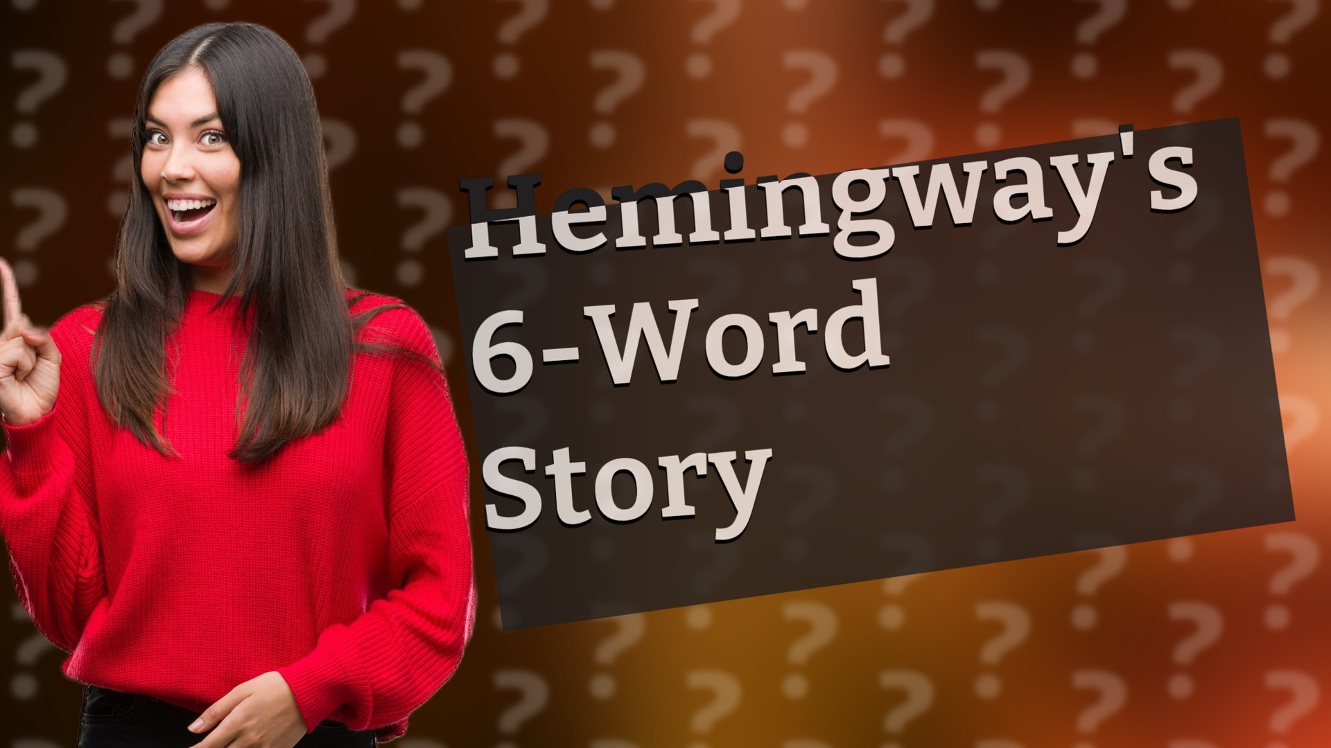 Hemingway's 6-Word Story