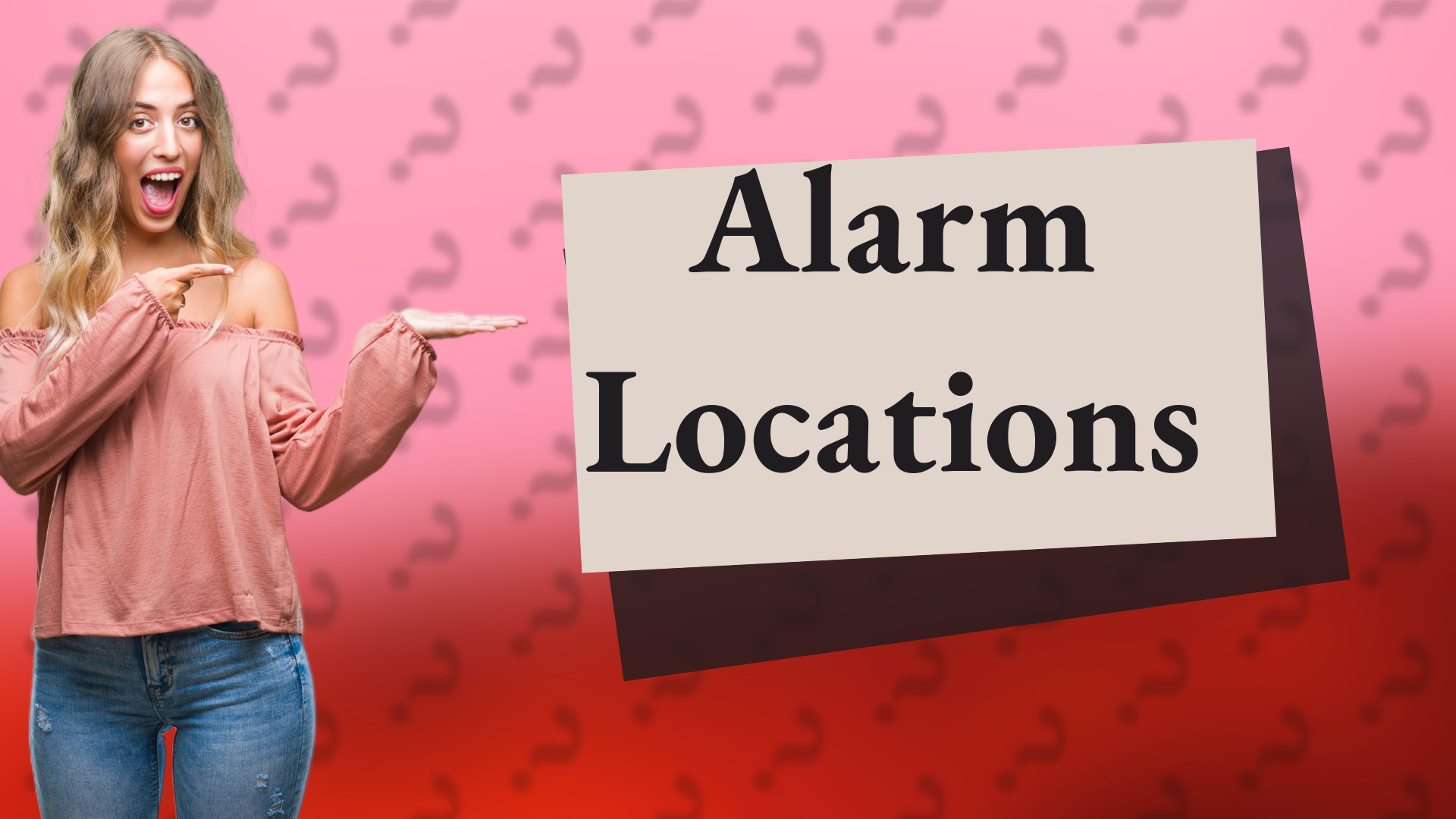 Alarm Locations