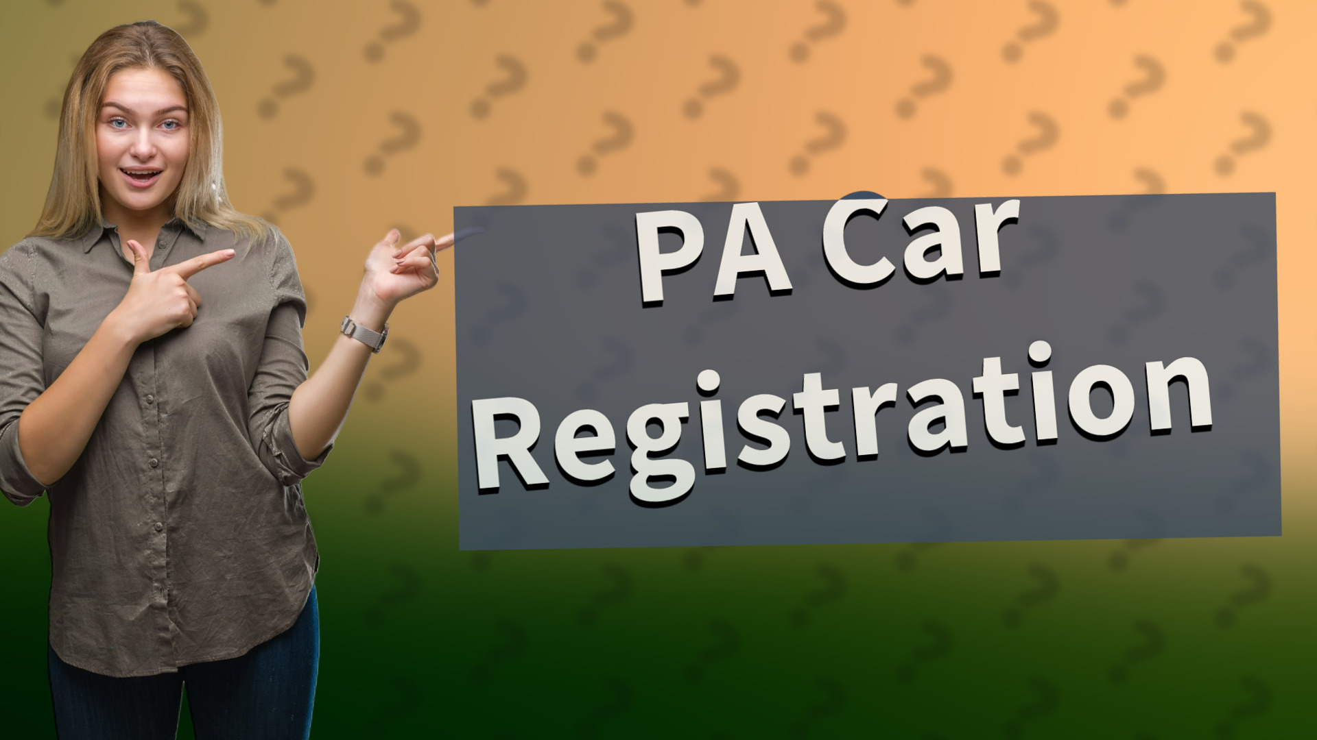 PA Car Registration