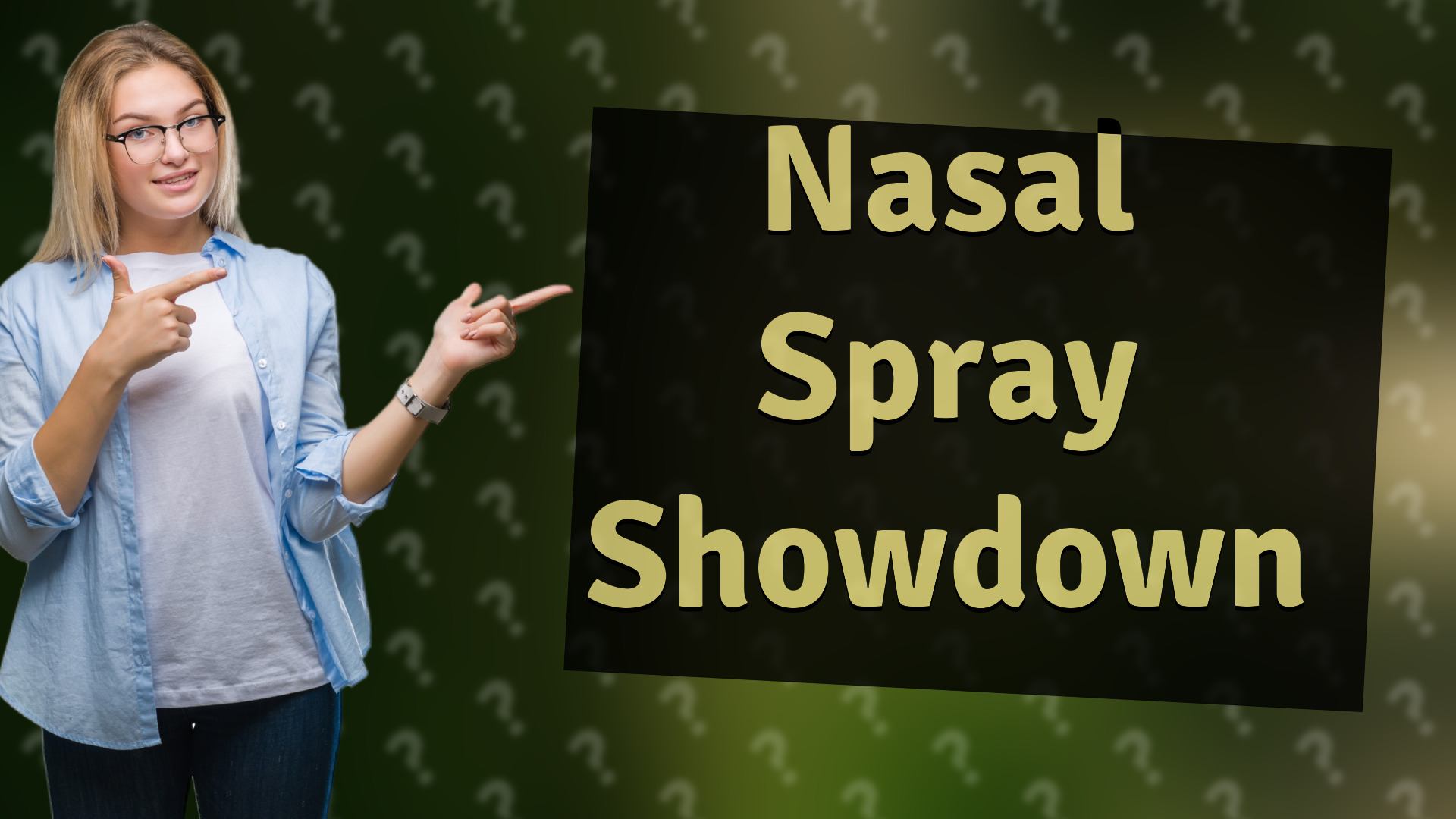 Nasal Spray Showdown