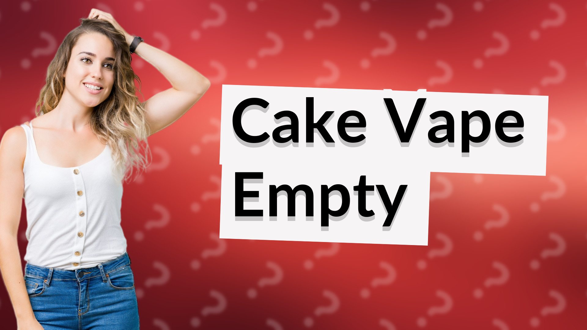 Cake Vape Empty