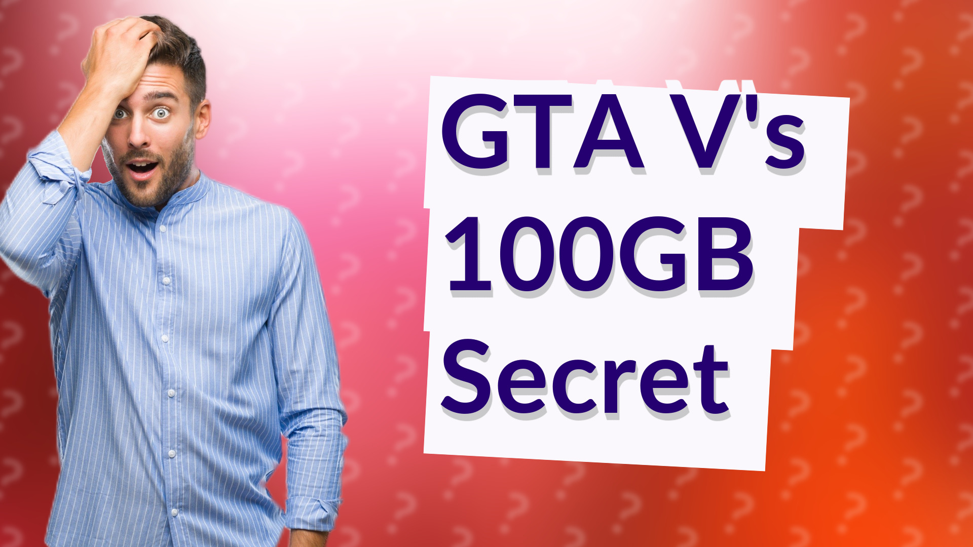 GTA V's 100GB Secret