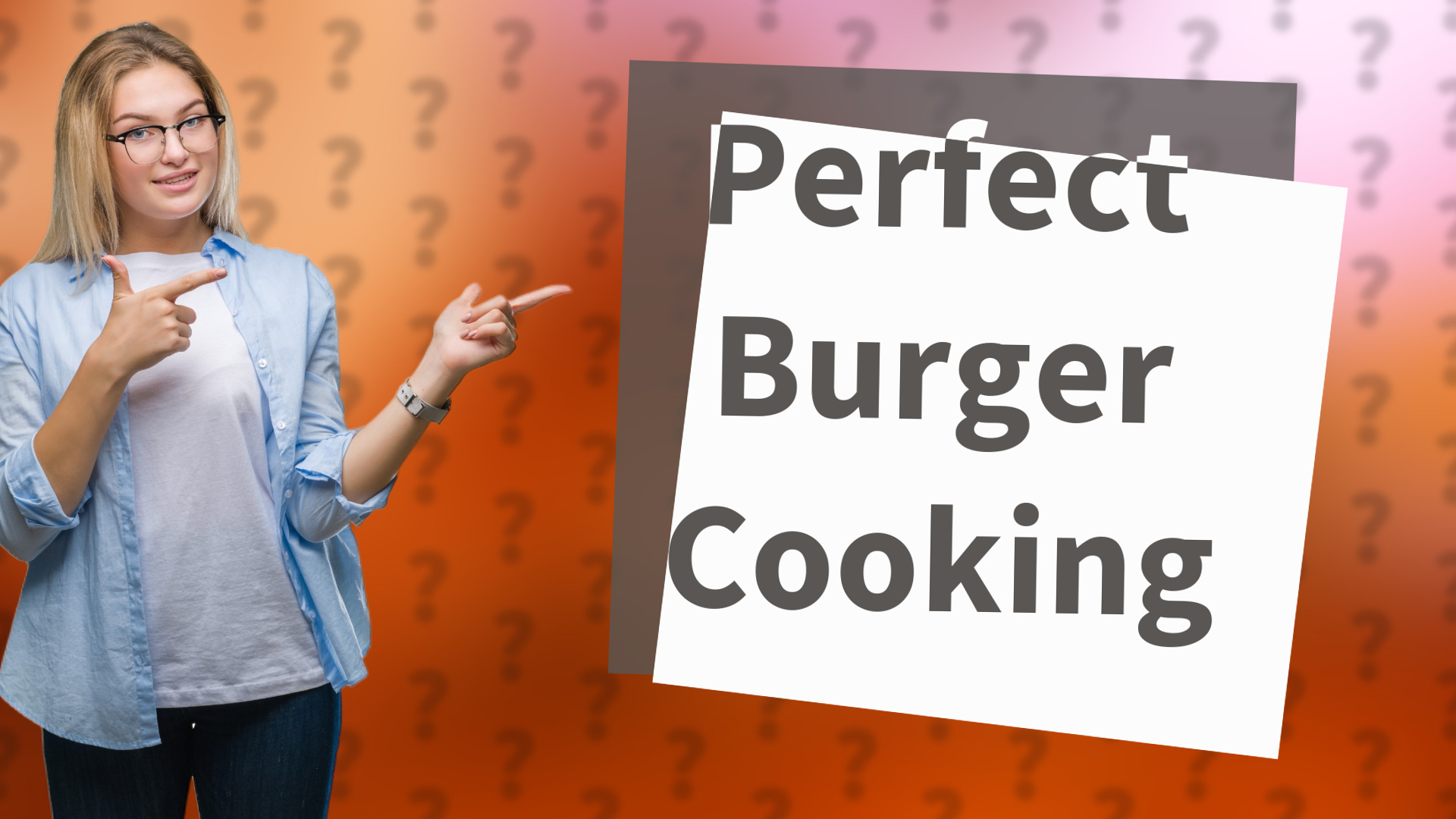 Perfect Burger Cooking