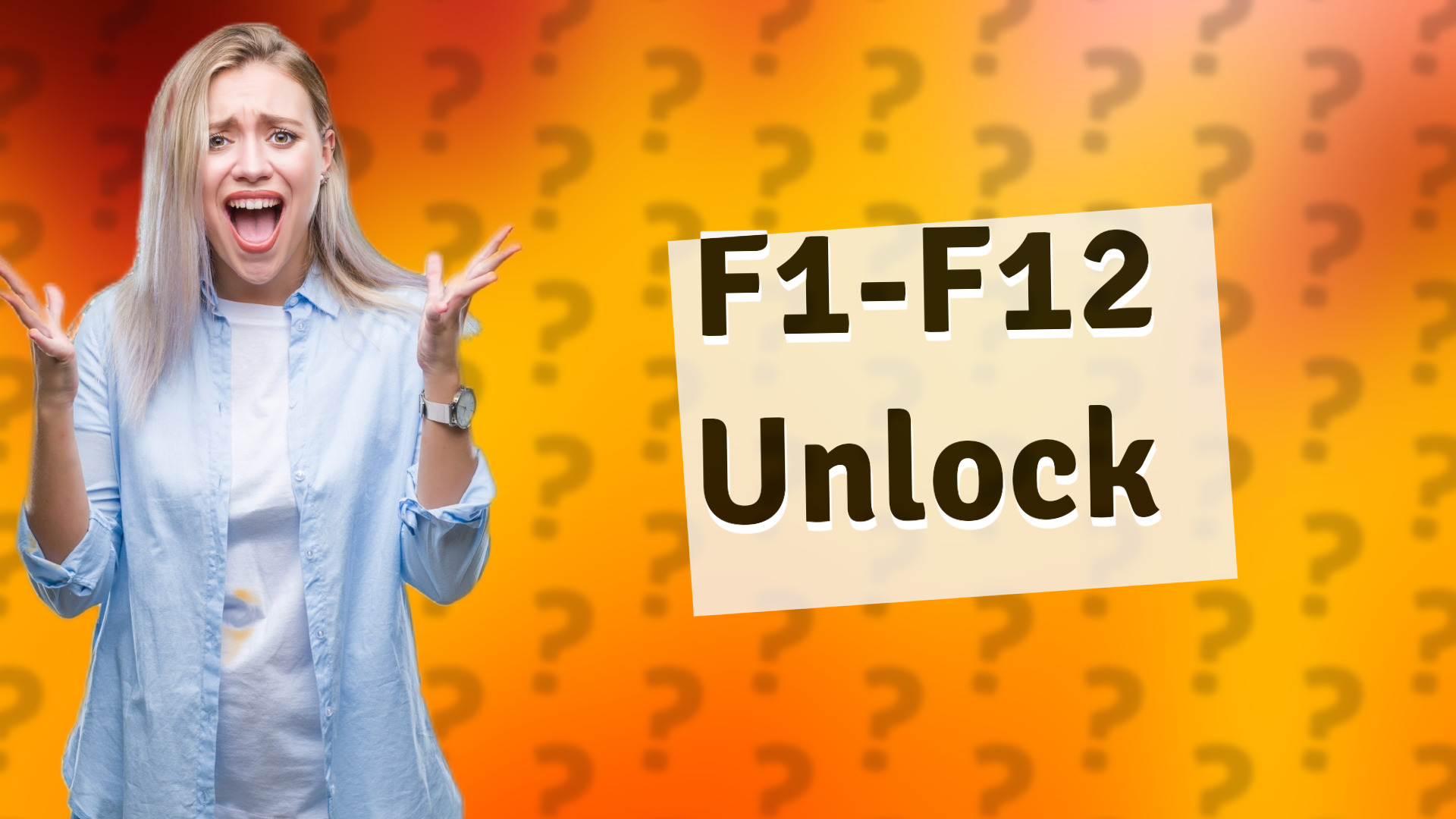 F1-F12 Unlock