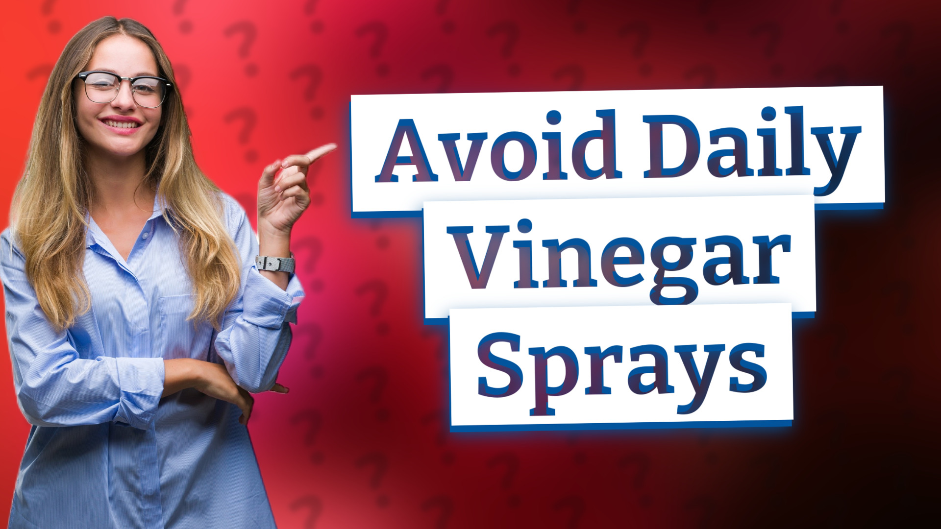 Avoid Daily Vinegar Sprays