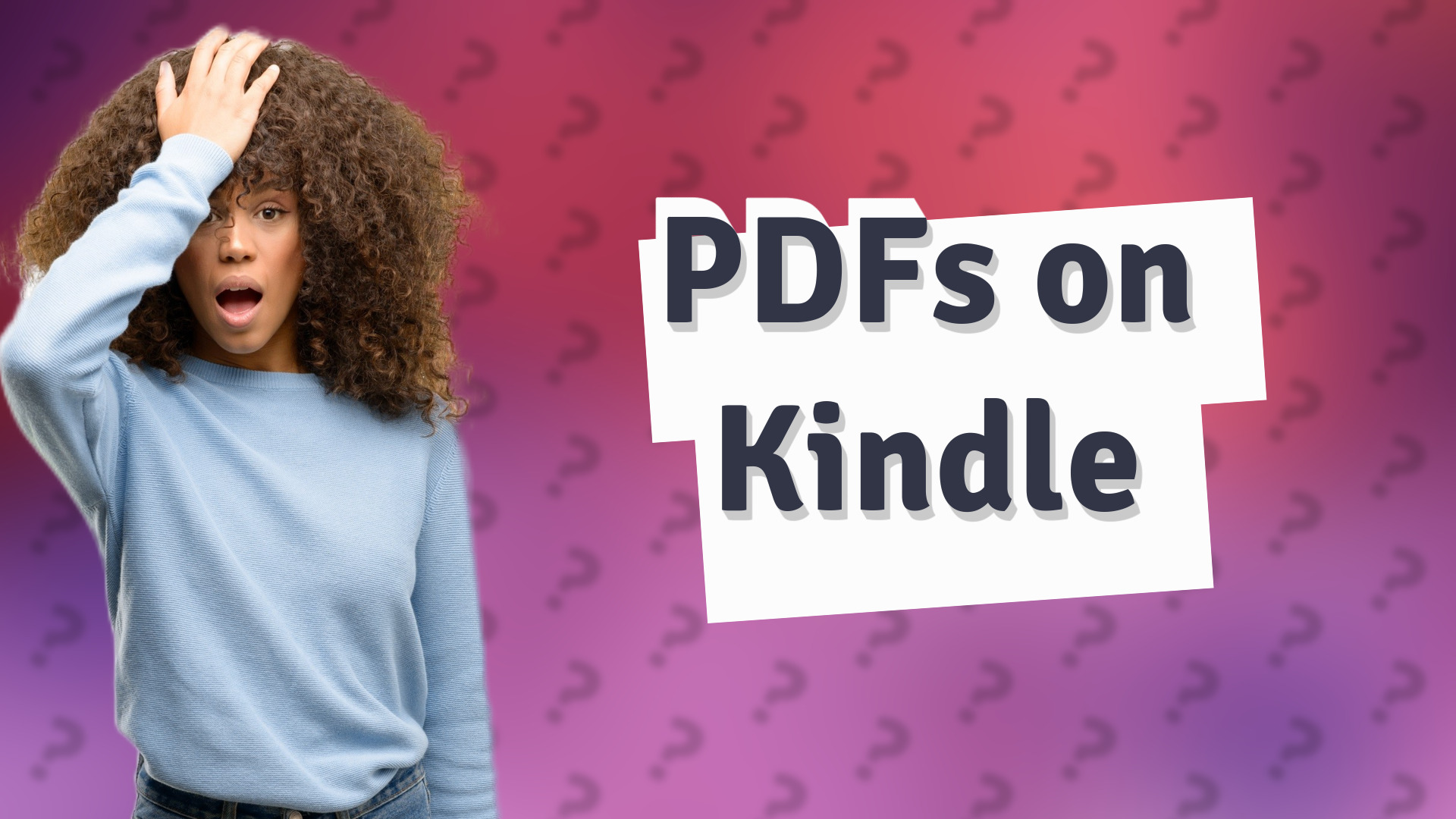 PDFs on Kindle