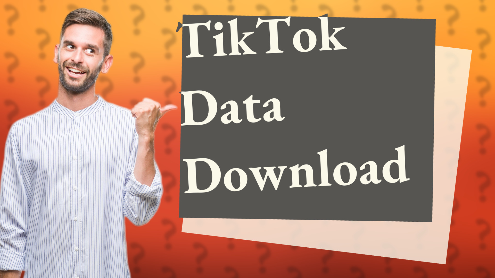 TikTok Data Download