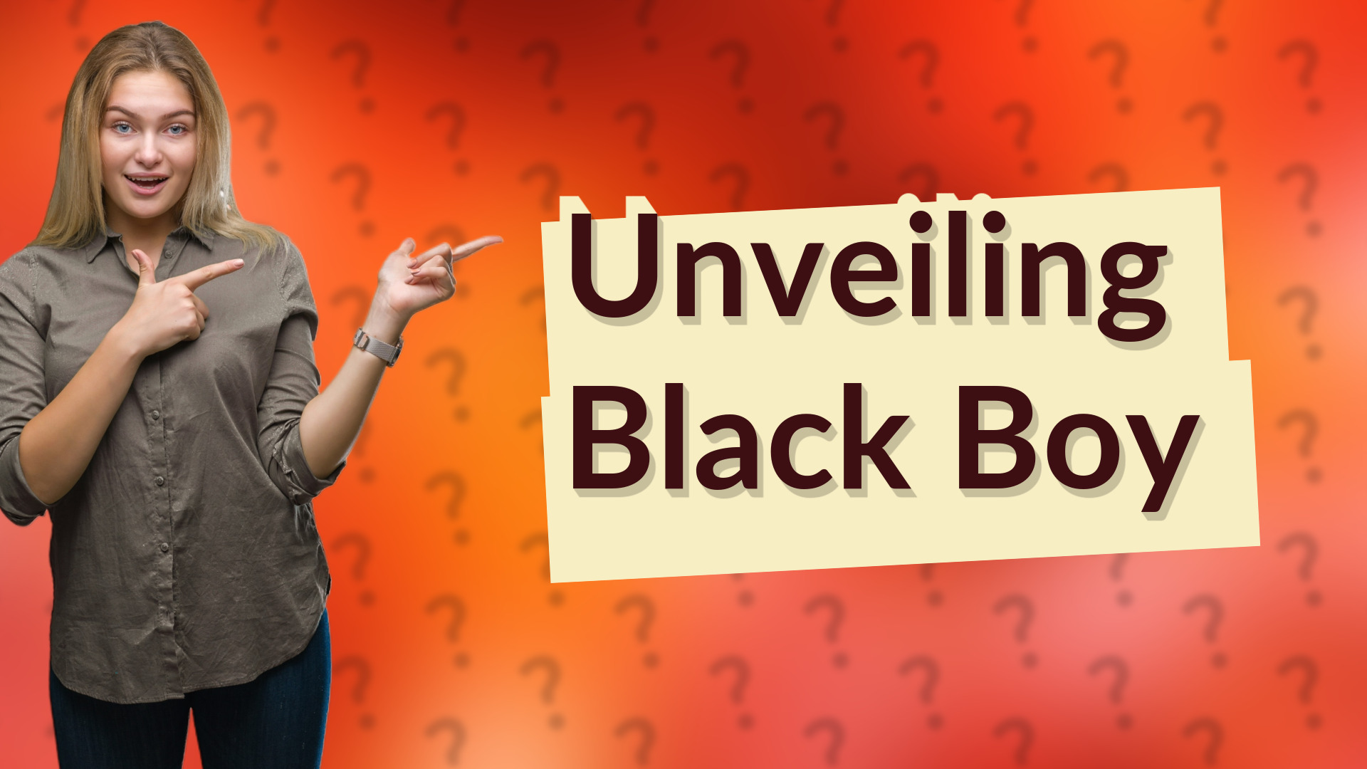Unveiling Black Boy