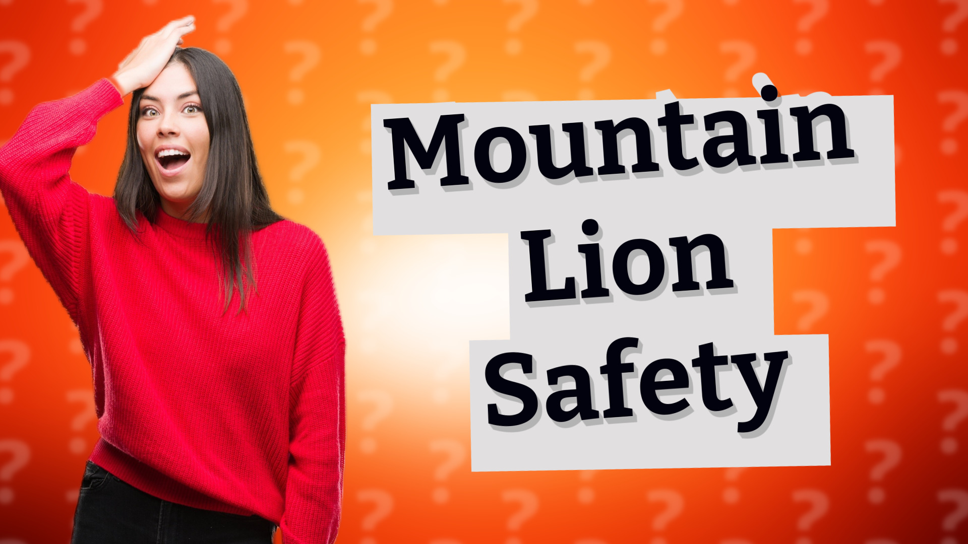 Mountain Lion Safety