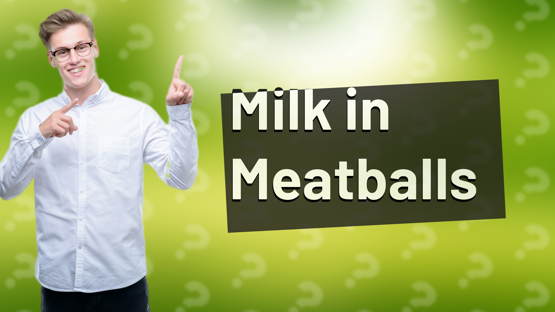 Milk in Meatballs