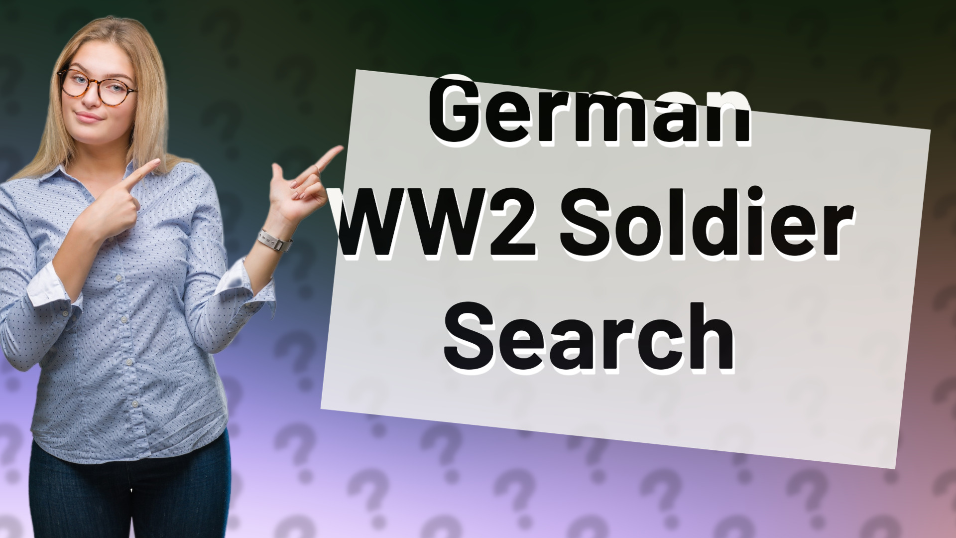 German WW2 Soldier Search