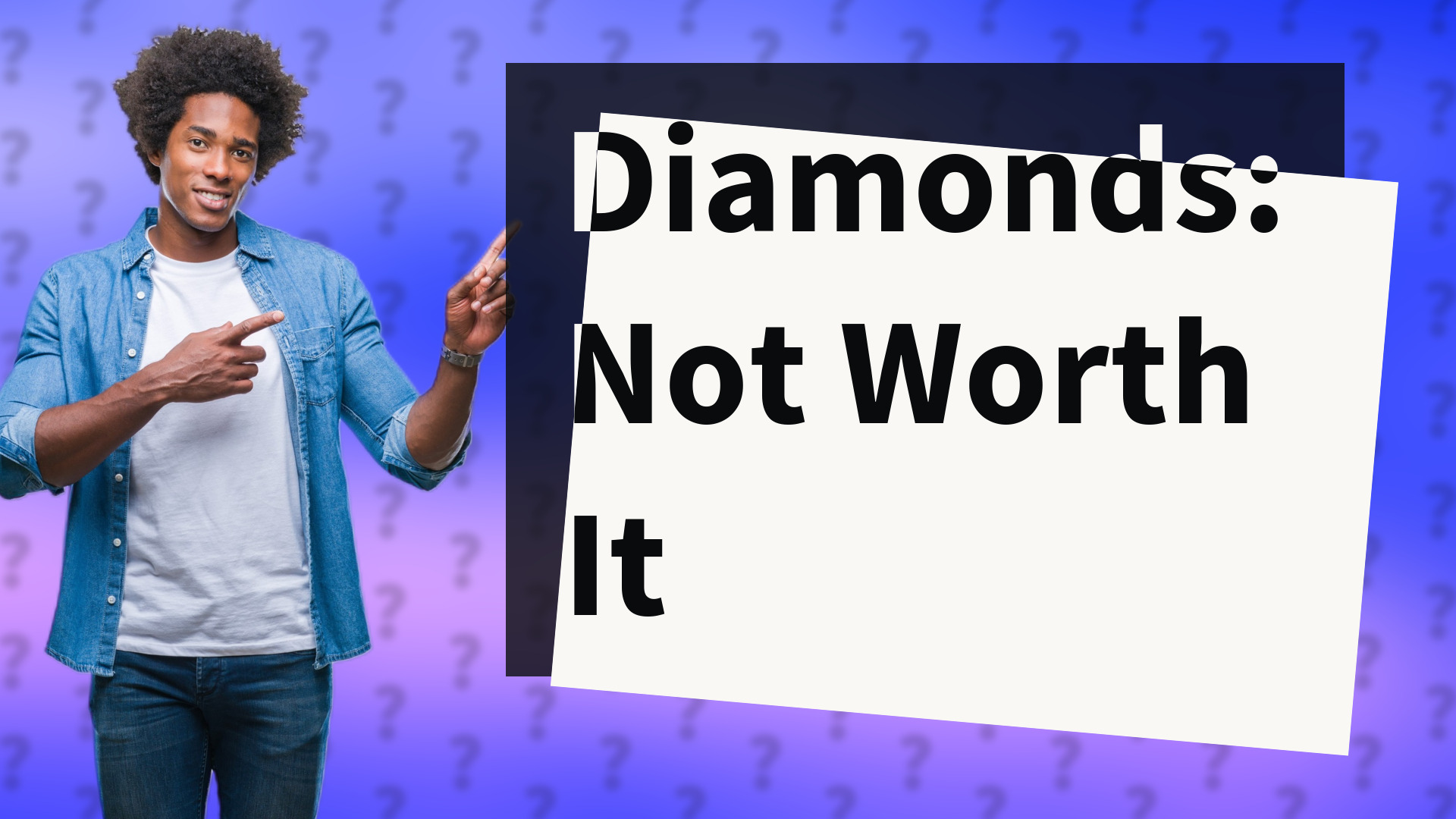 Diamonds: Not Worth It