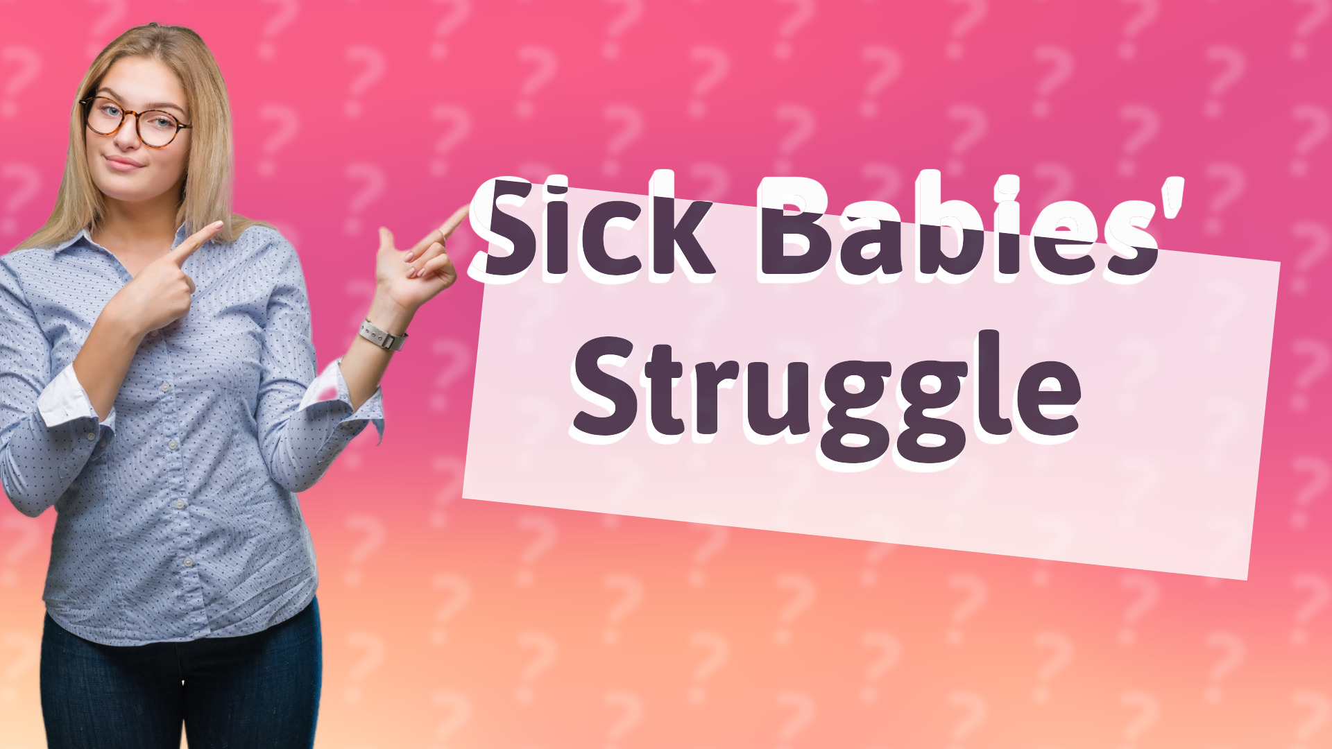 Sick Babies' Struggle