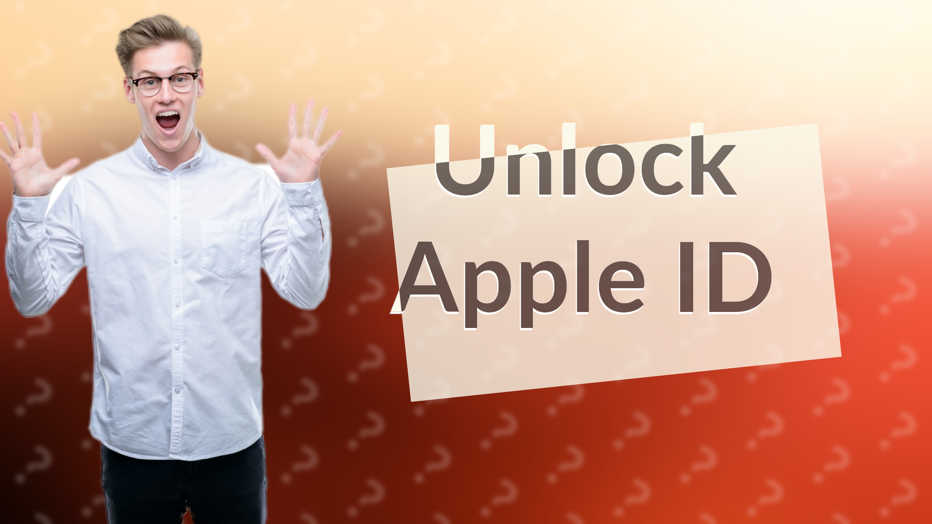 Unlock Apple ID