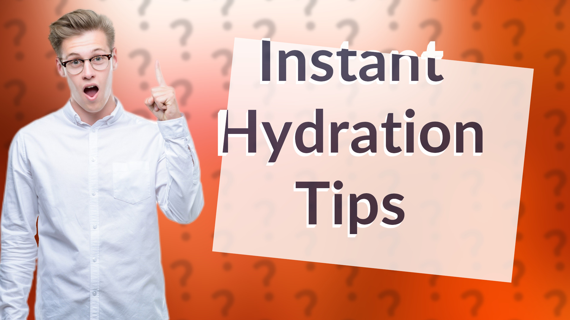 Instant Hydration Tips