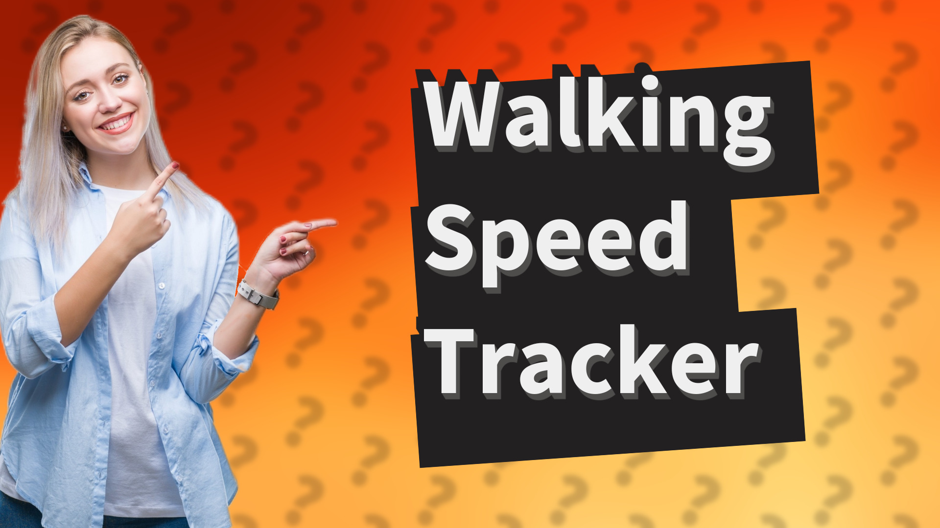 Walking Speed Tracker