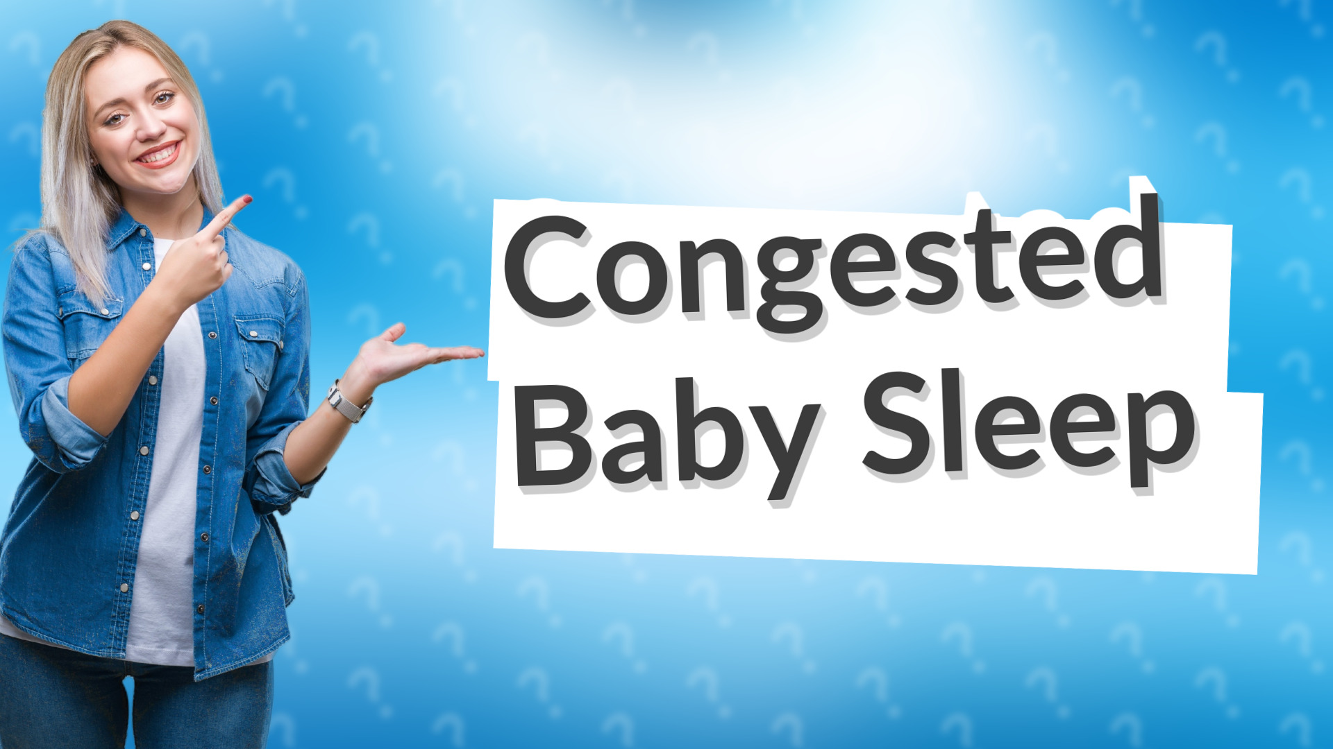 Congested Baby Sleep
