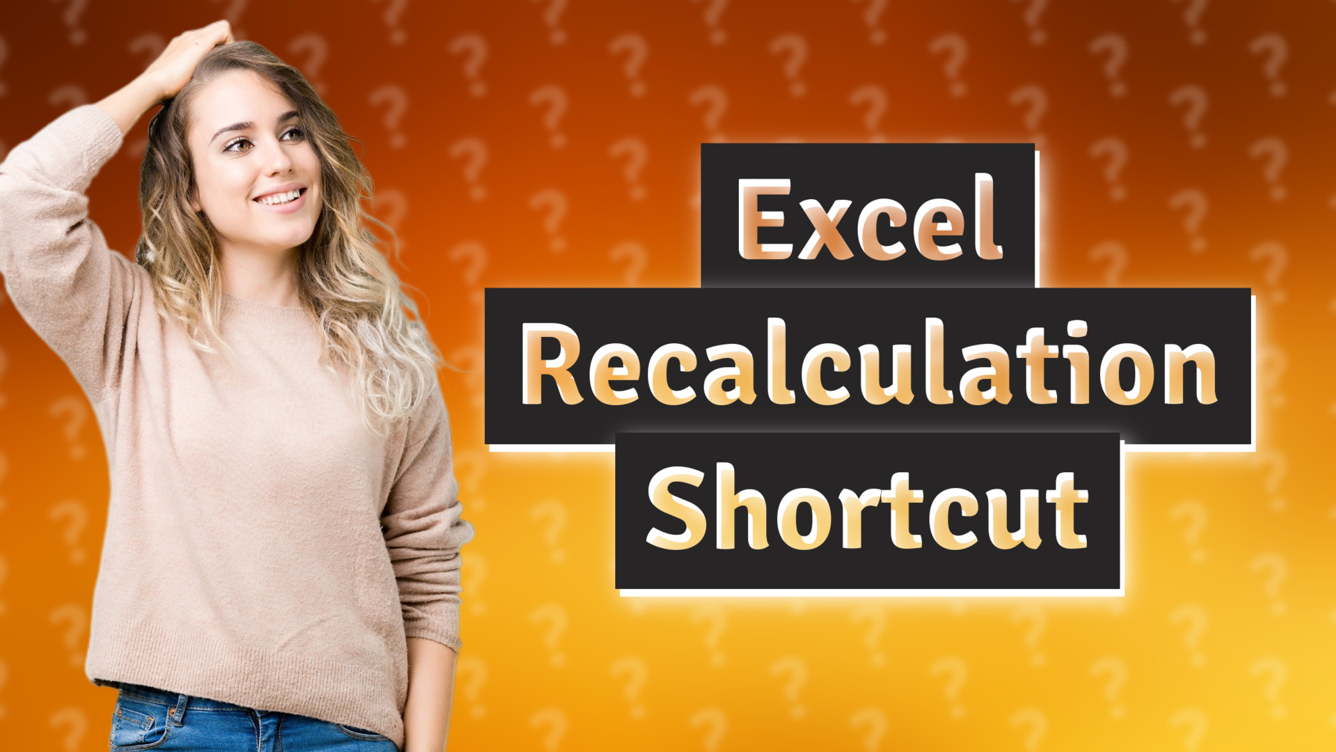 Excel Recalculation Shortcut