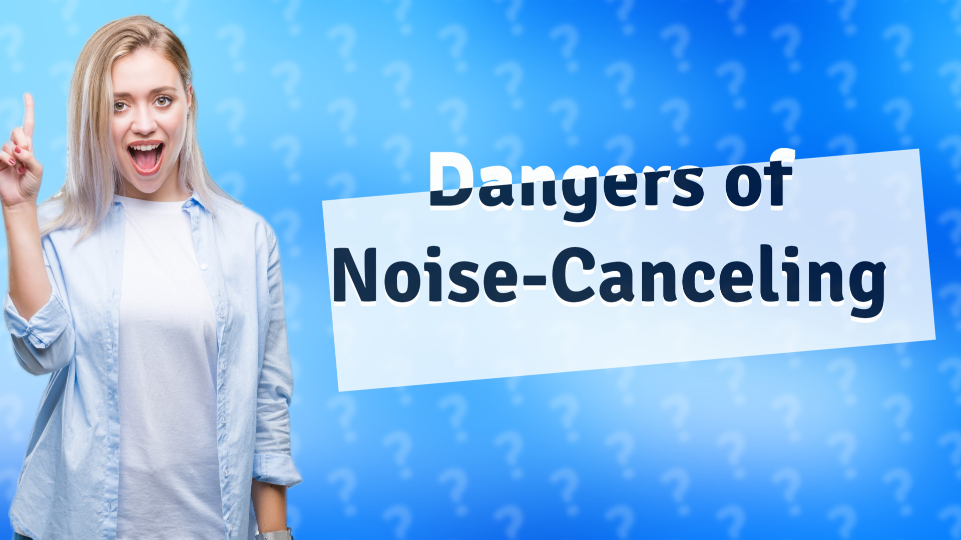 Dangers of Noise-Canceling