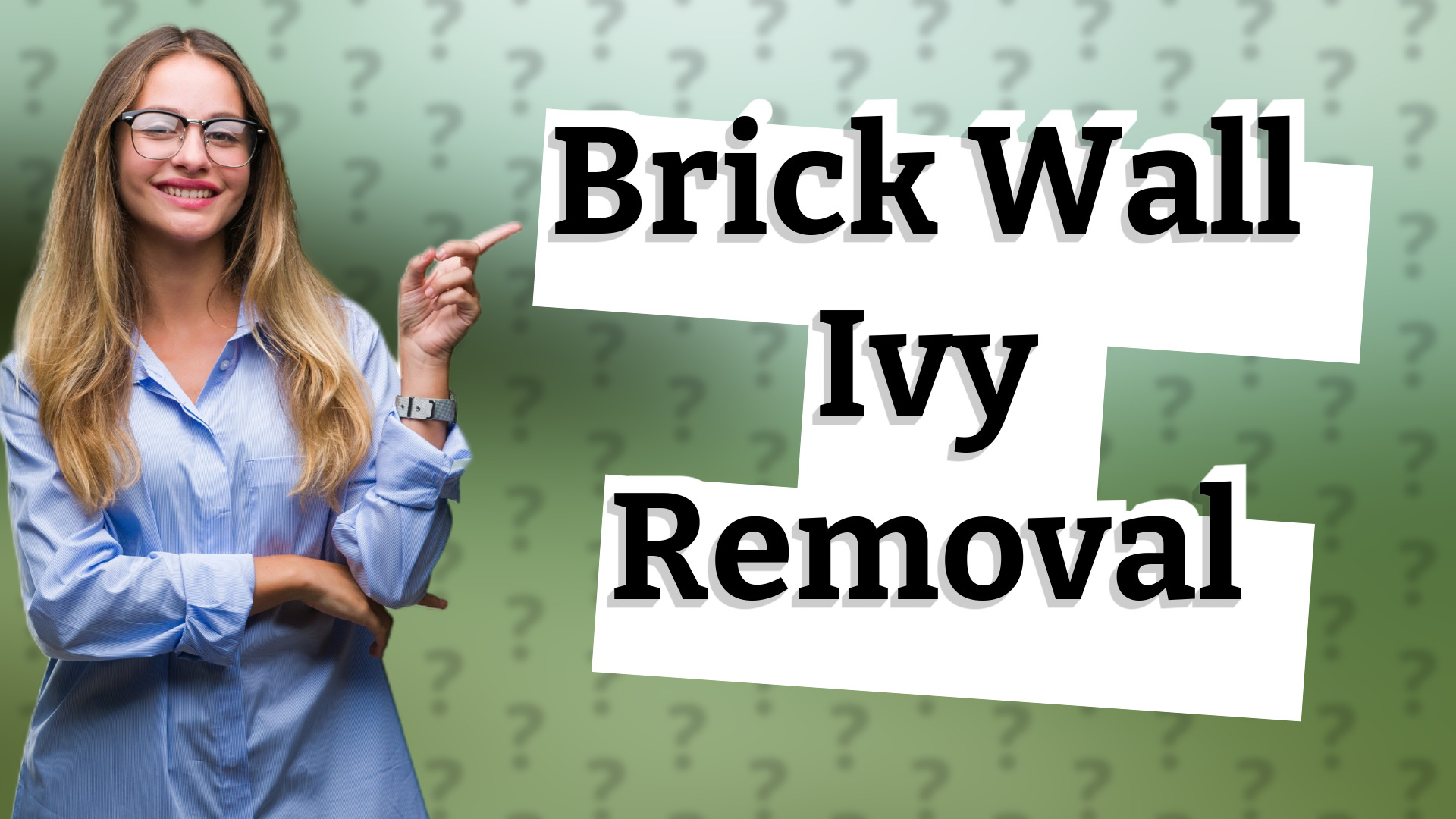Brick Wall Ivy Removal