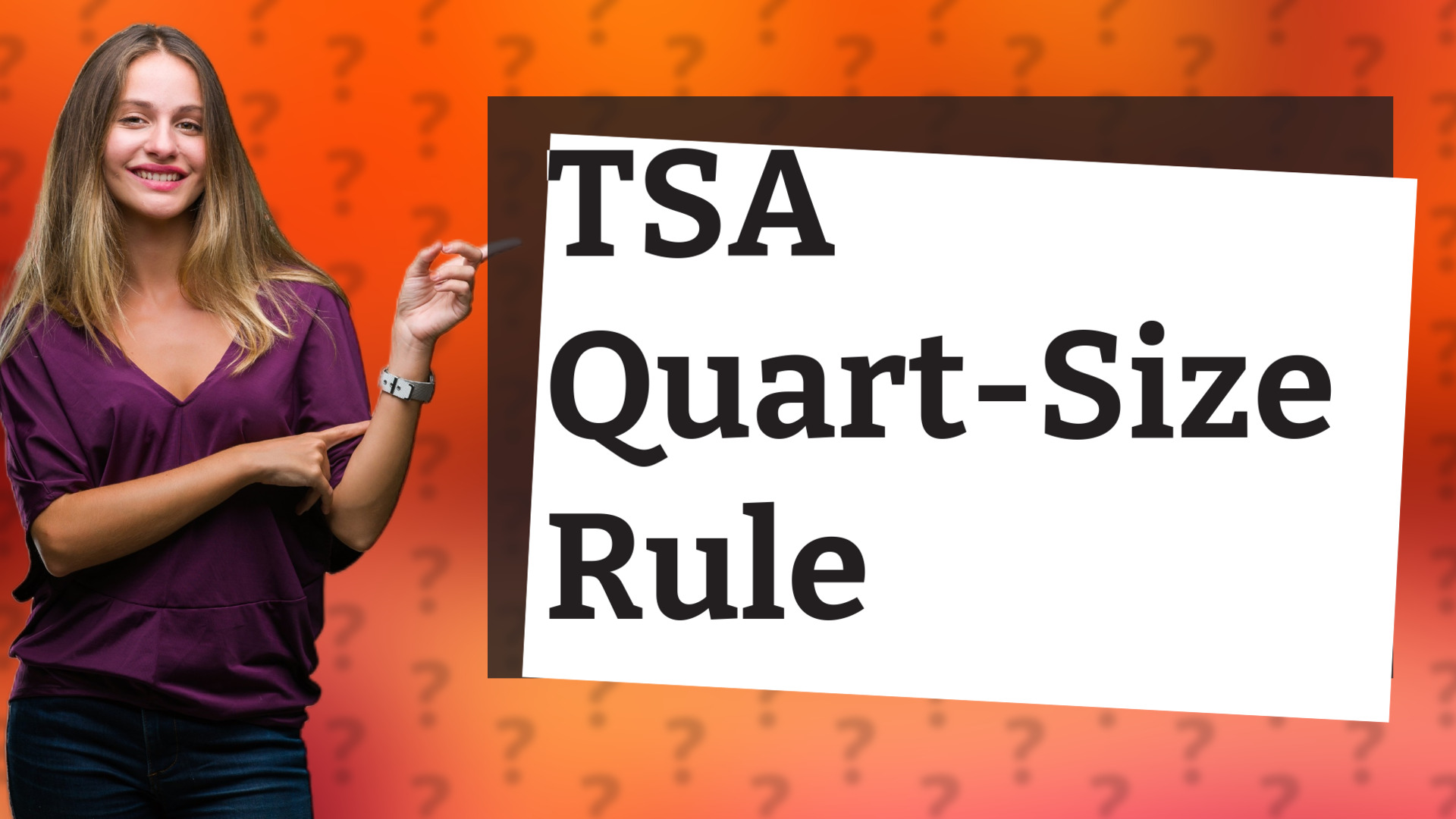 TSA Quart-Size Rule