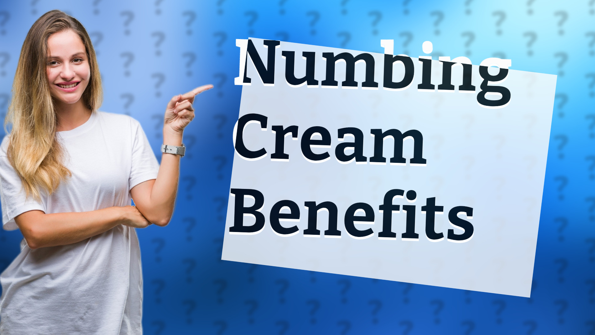 Numbing Cream Benefits