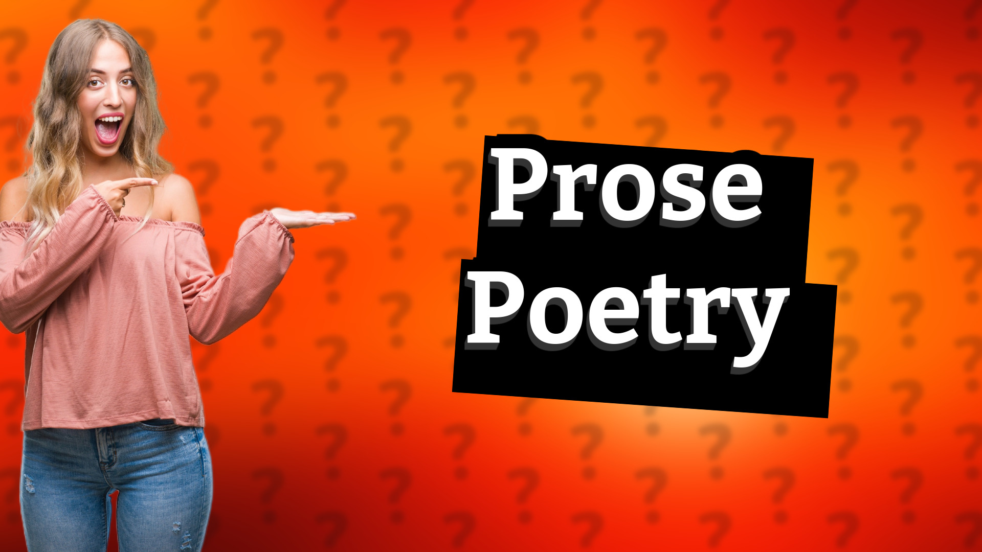 Prose Poetry