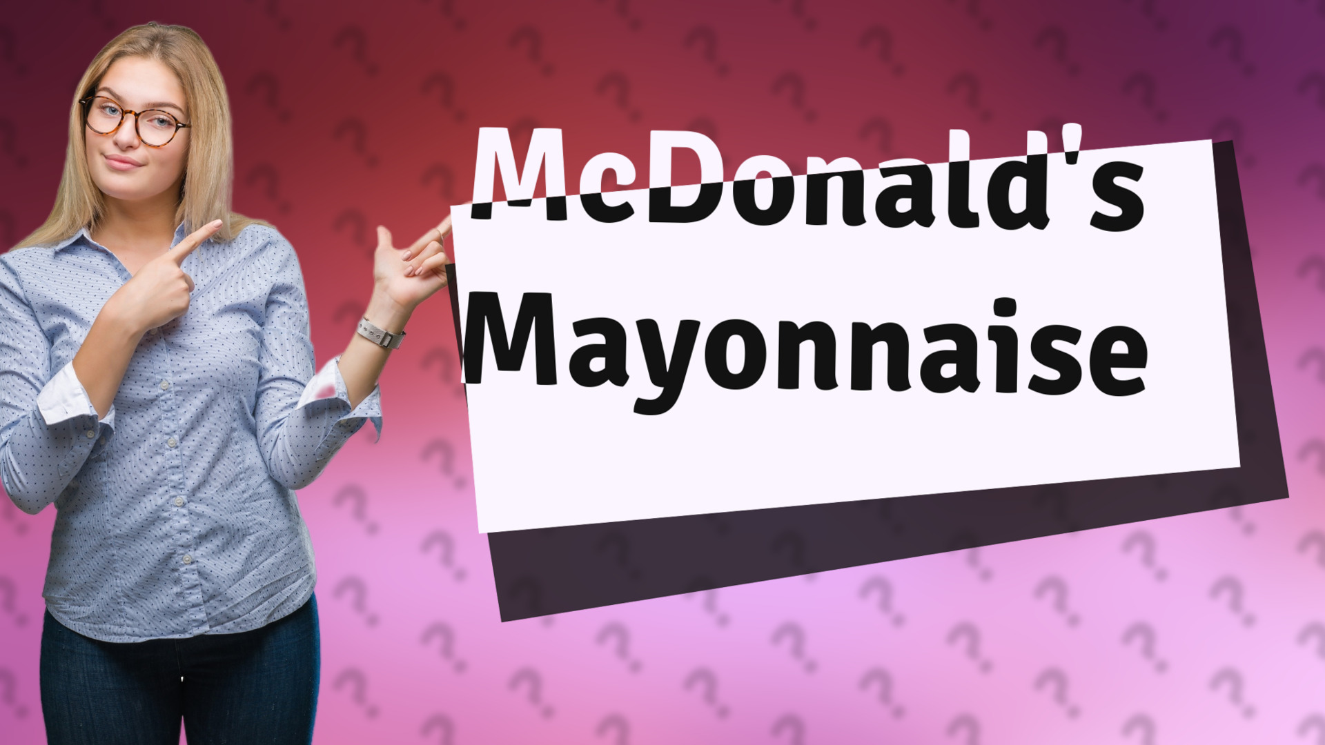 McDonald's Mayonnaise