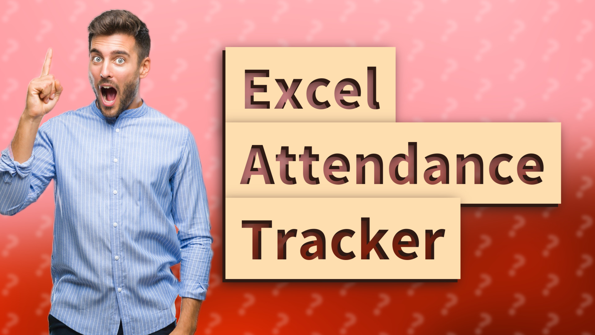 Excel Attendance Tracker